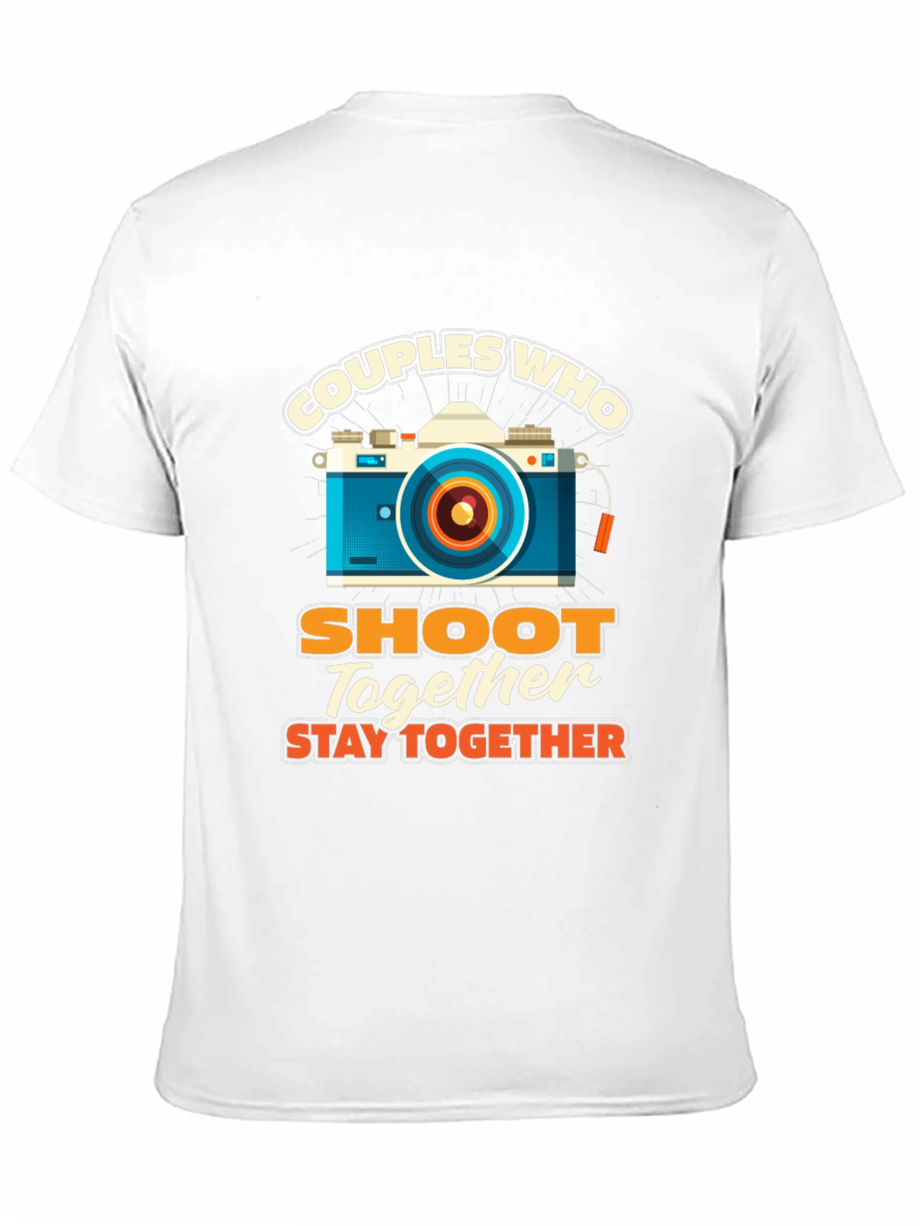 Black Couples Who Shoot Together T-Shirt - Camera Lover view 11