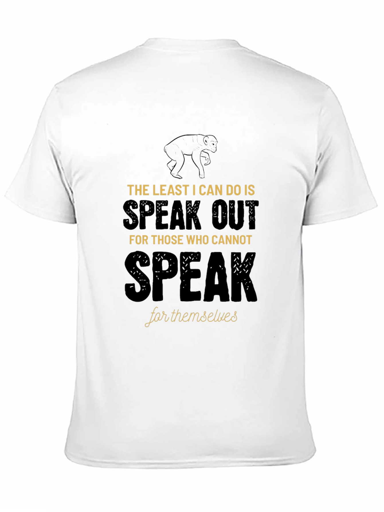 Black Speak Out T-Shirt - Advocate for the Voiceless view 11