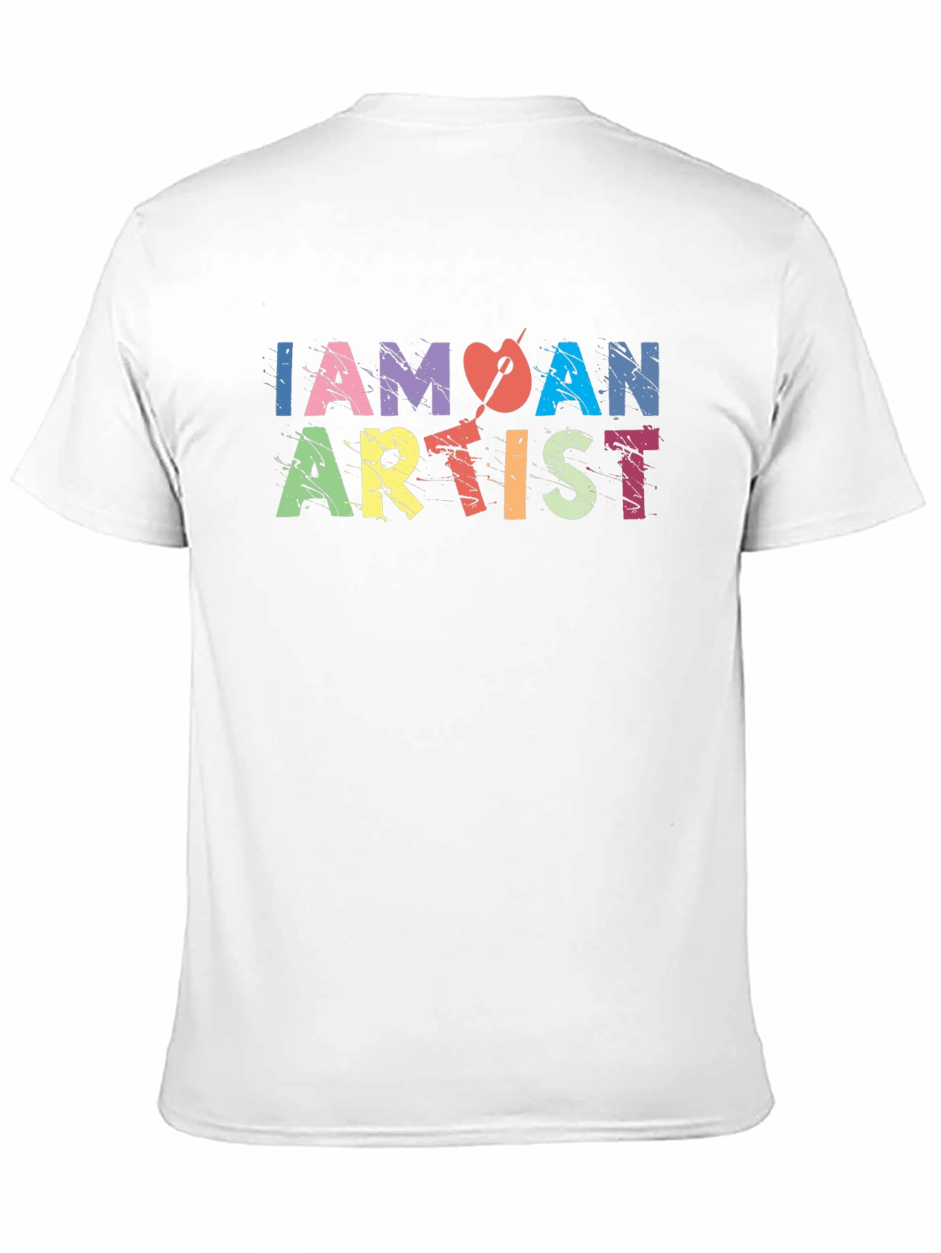 Black I Am An Artist T-Shirt - Creative Apparel view 11