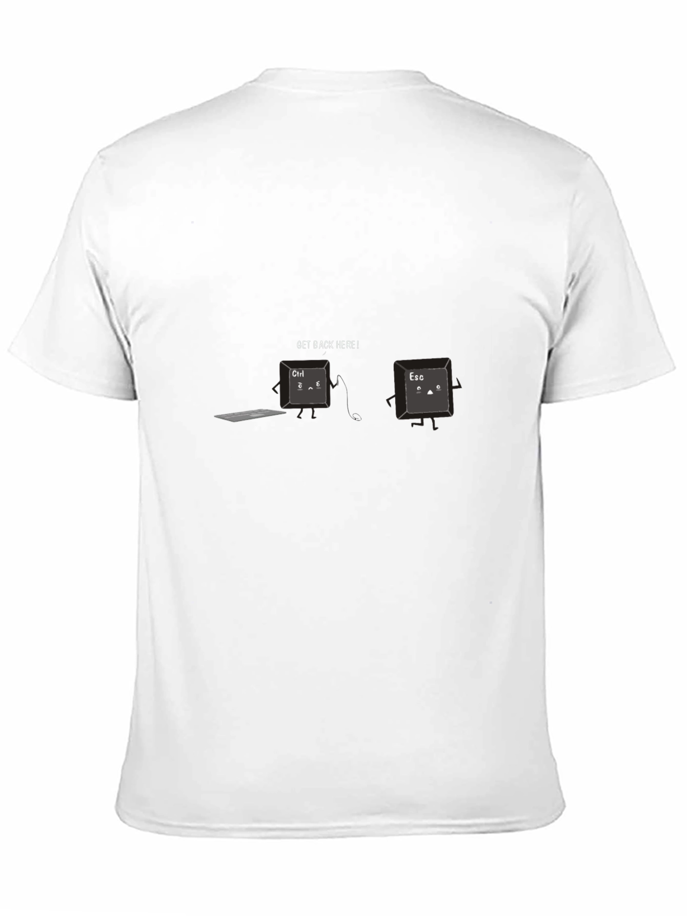 Black Ctrl + Esc T-Shirt view 11