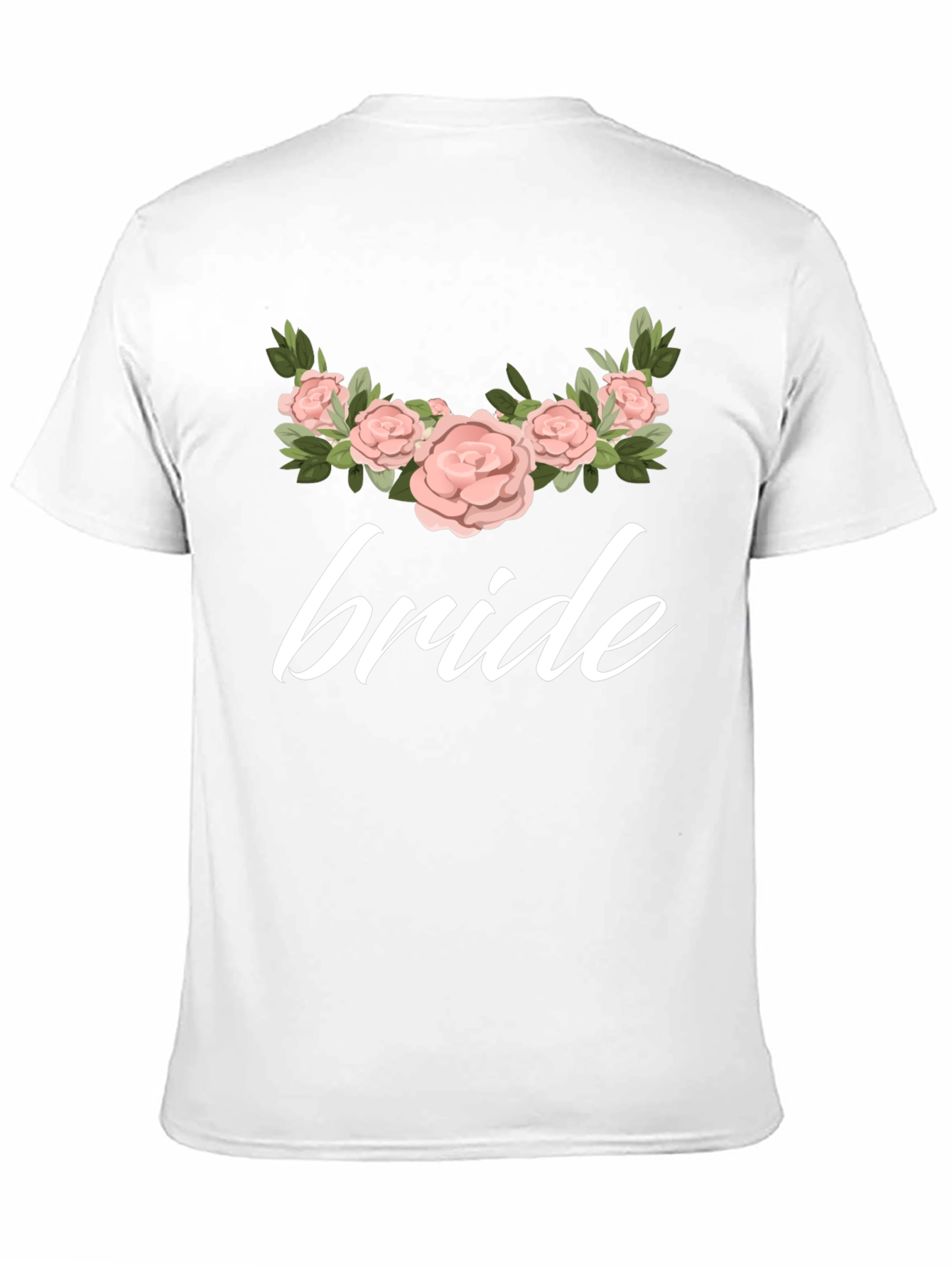 Black Bride Floral Graphic Black T-Shirt view 11