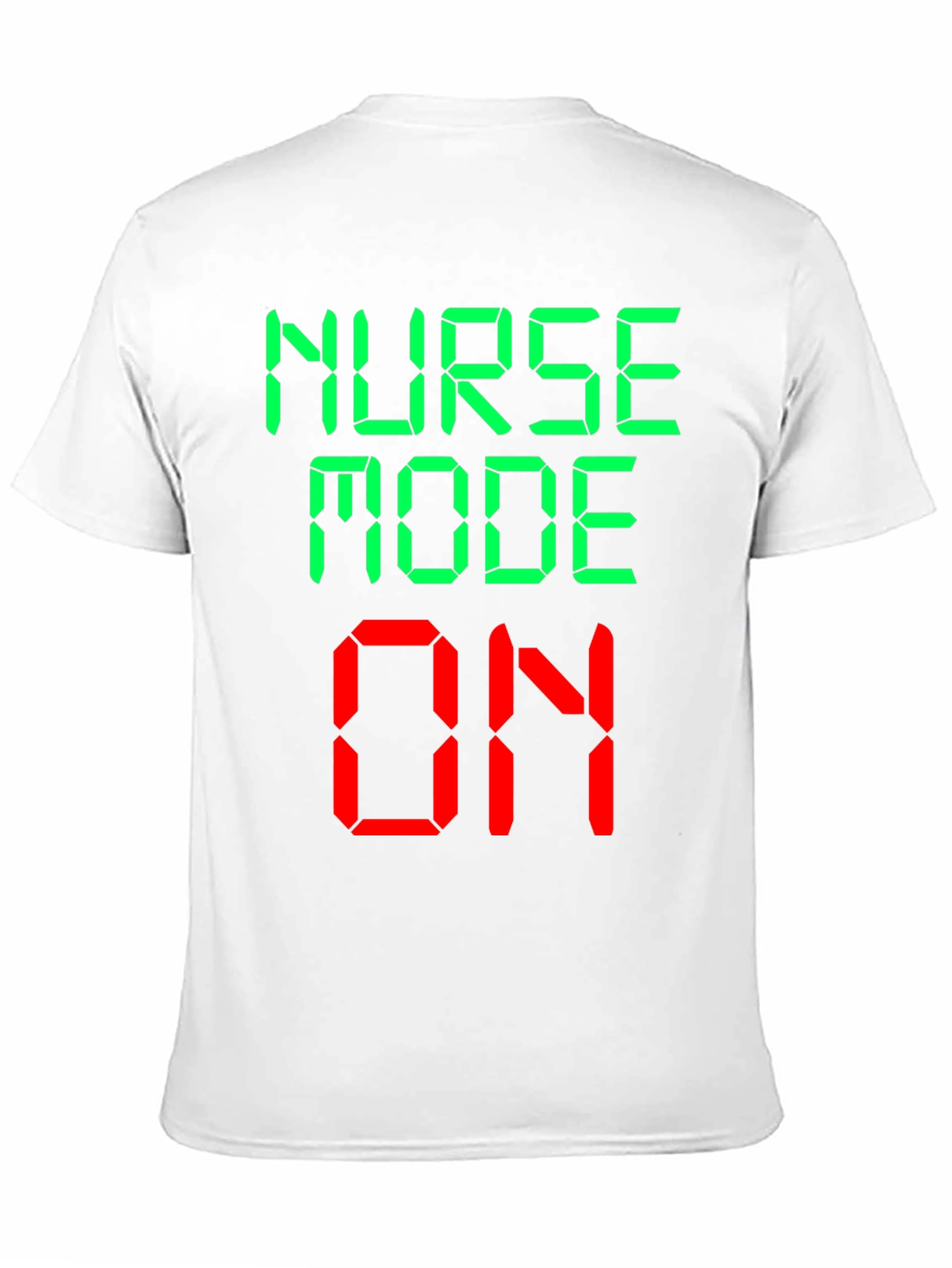 Black Nurse Mode On Novelty Graphic T-Shirt view 11