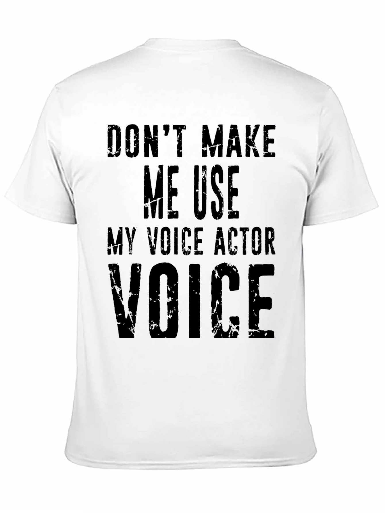 Black Voice Actor T-Shirt Funny Gift view 11