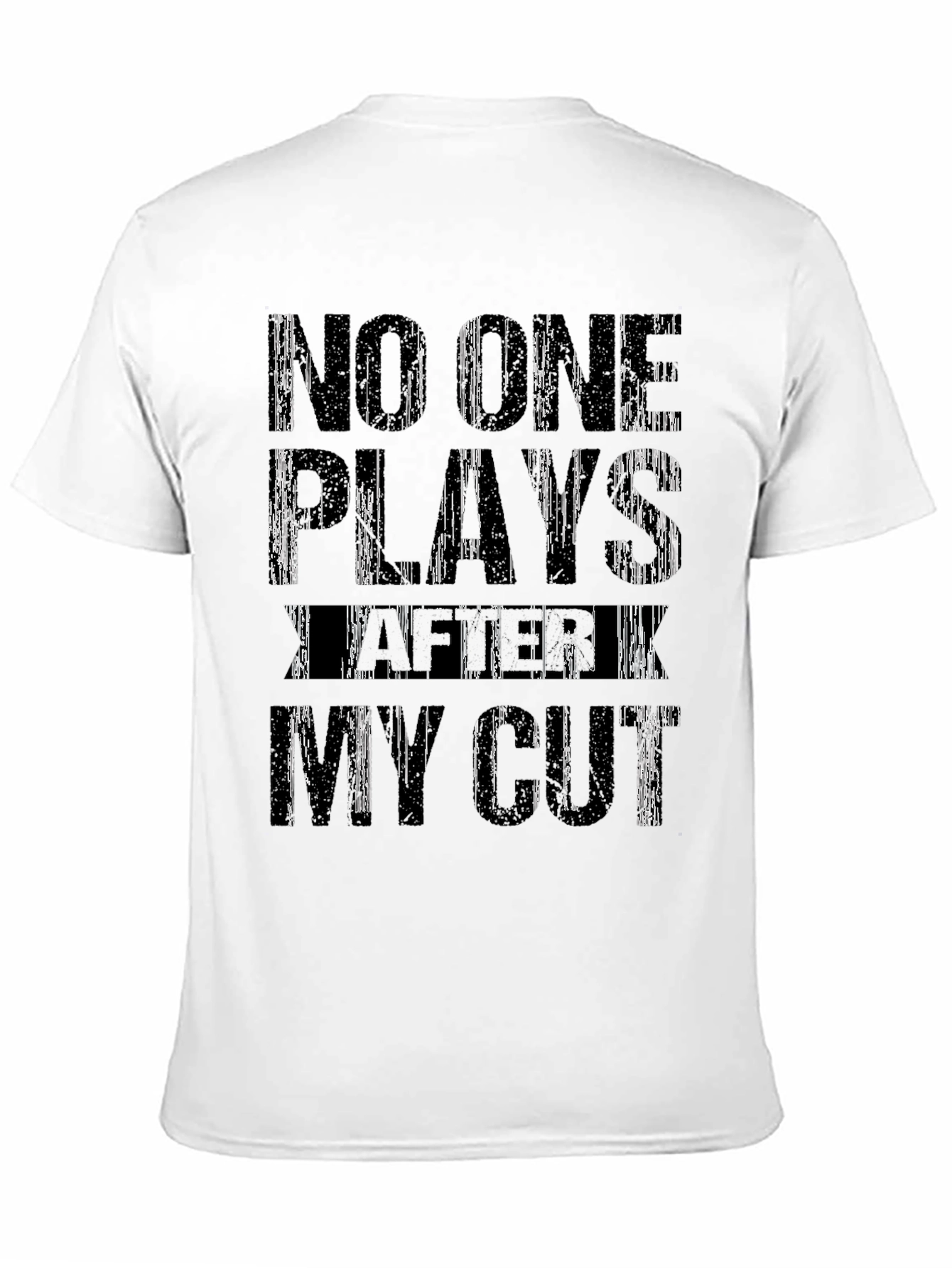 Black No One Plays After My Cut T-Shirt - Golf Humor view 11