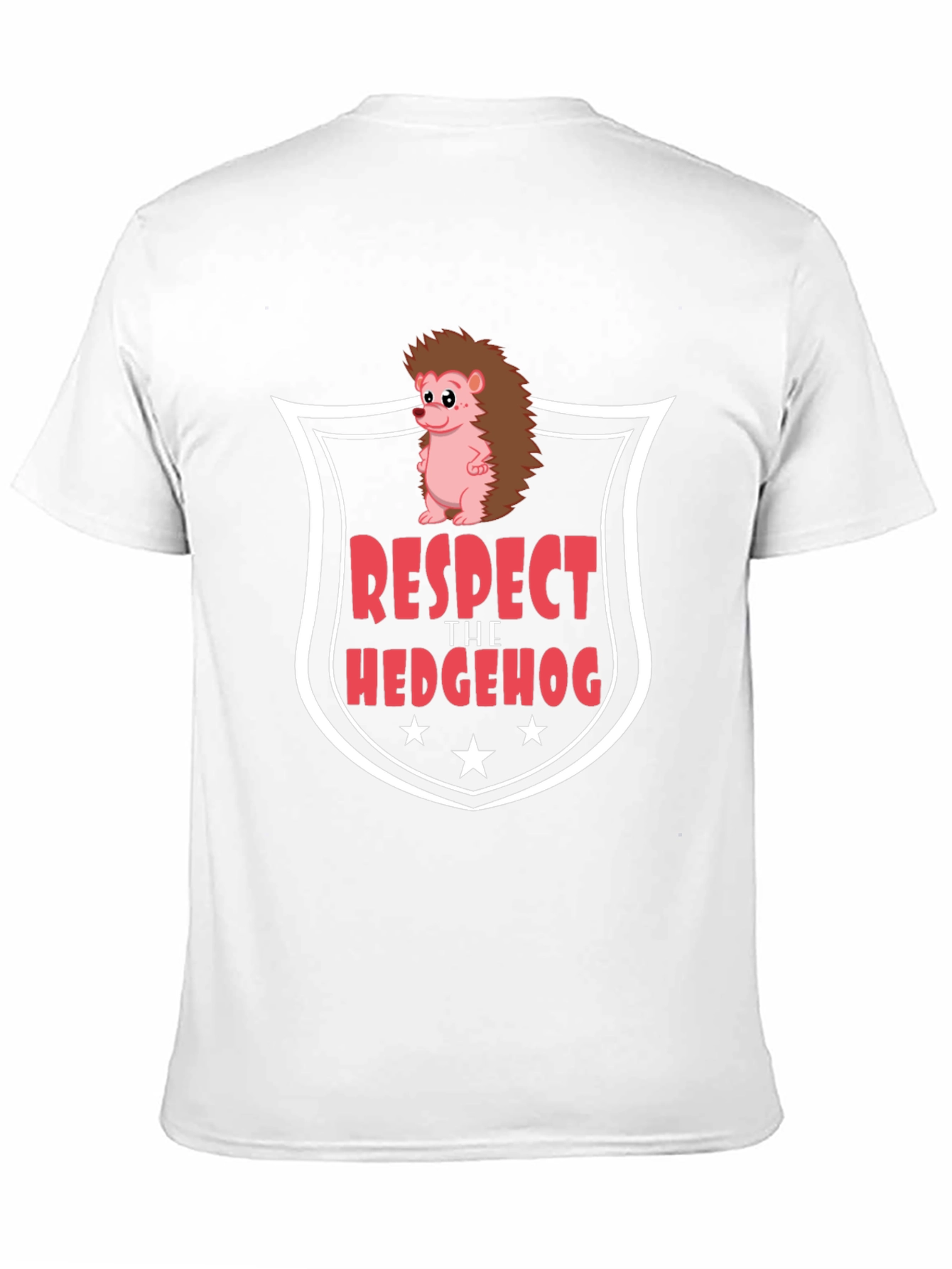Black Respect the Hedgehog Graphic Tee view 11
