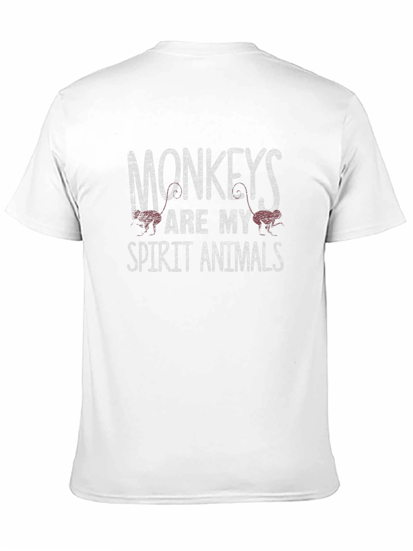 Black Monkeys Are My Spirit Animals T-Shirt view 11