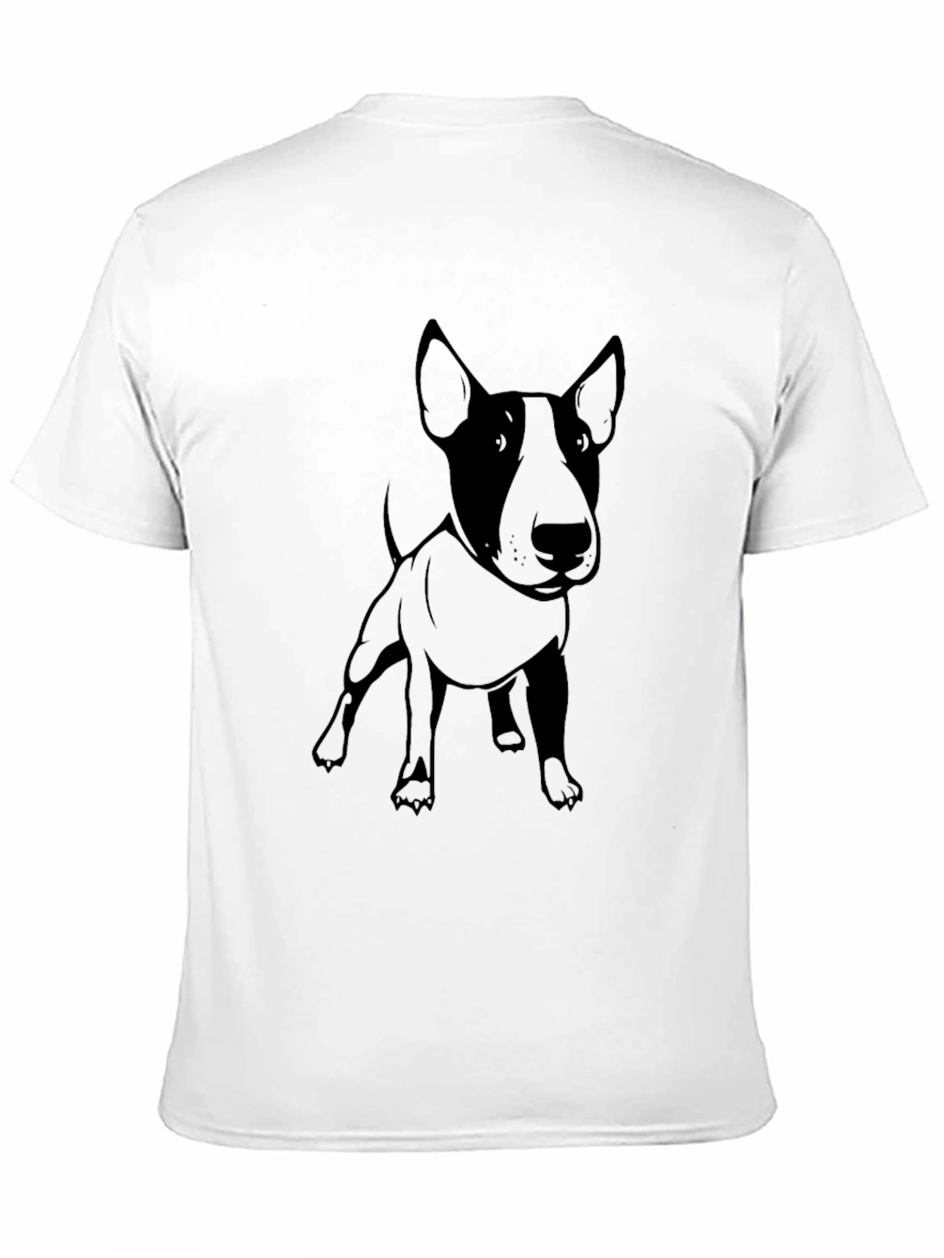 Black Black Bull Terrier Graphic T-Shirt view 11