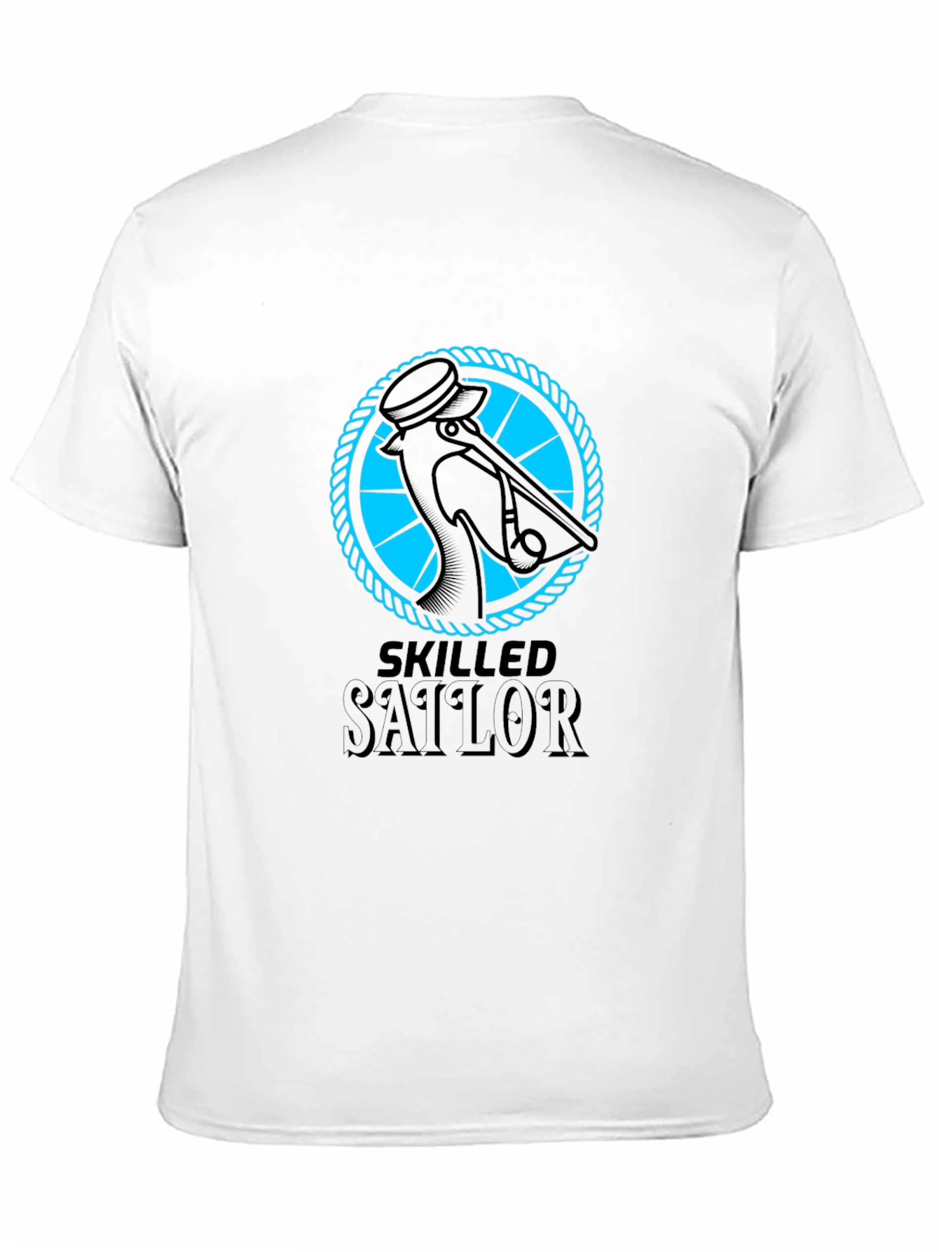 Black Skilled Sailor Graphic Tee - Black view 11