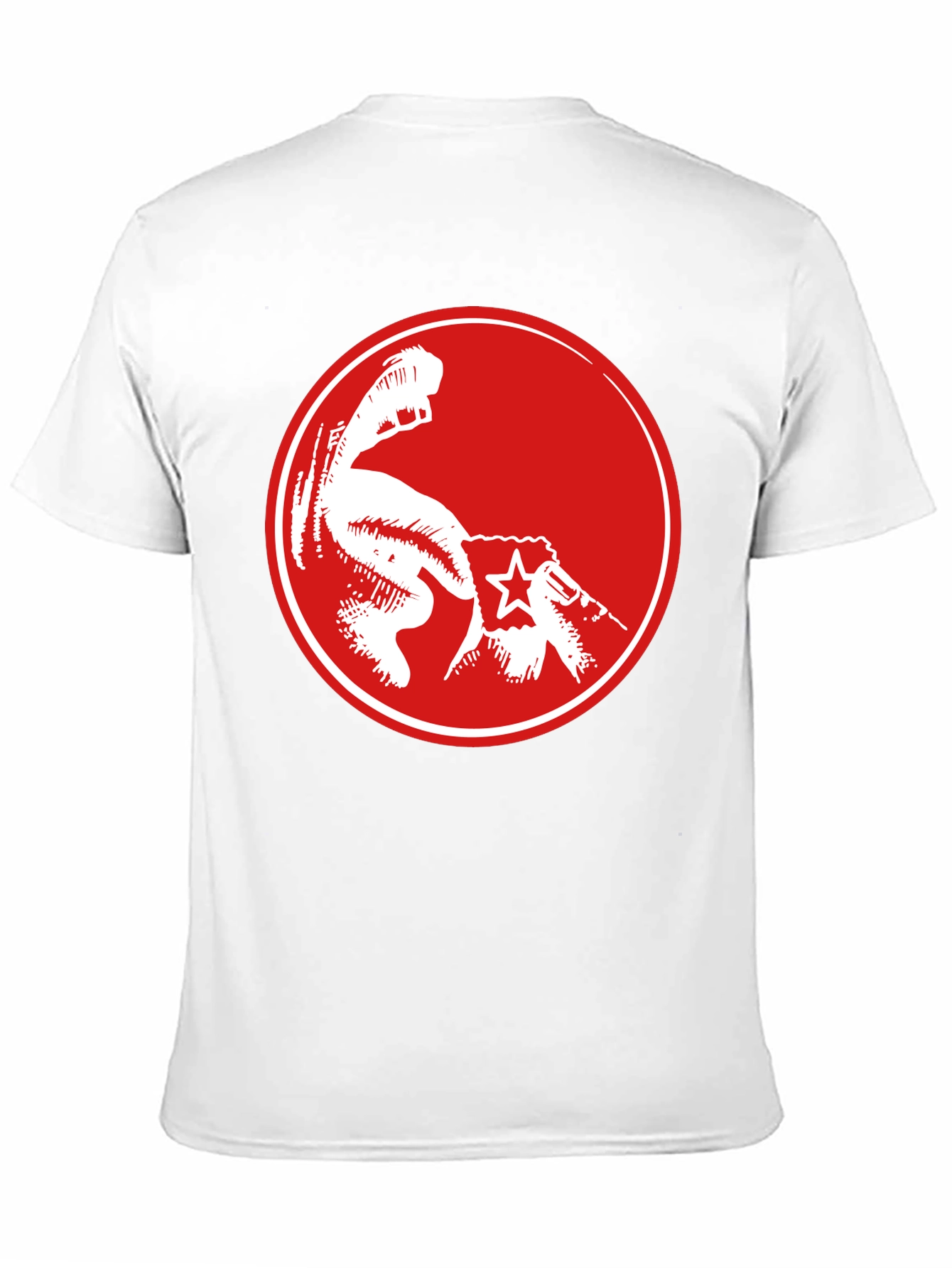 Black Red Fist Graphic Black T-Shirt - Power & Revolution view 11