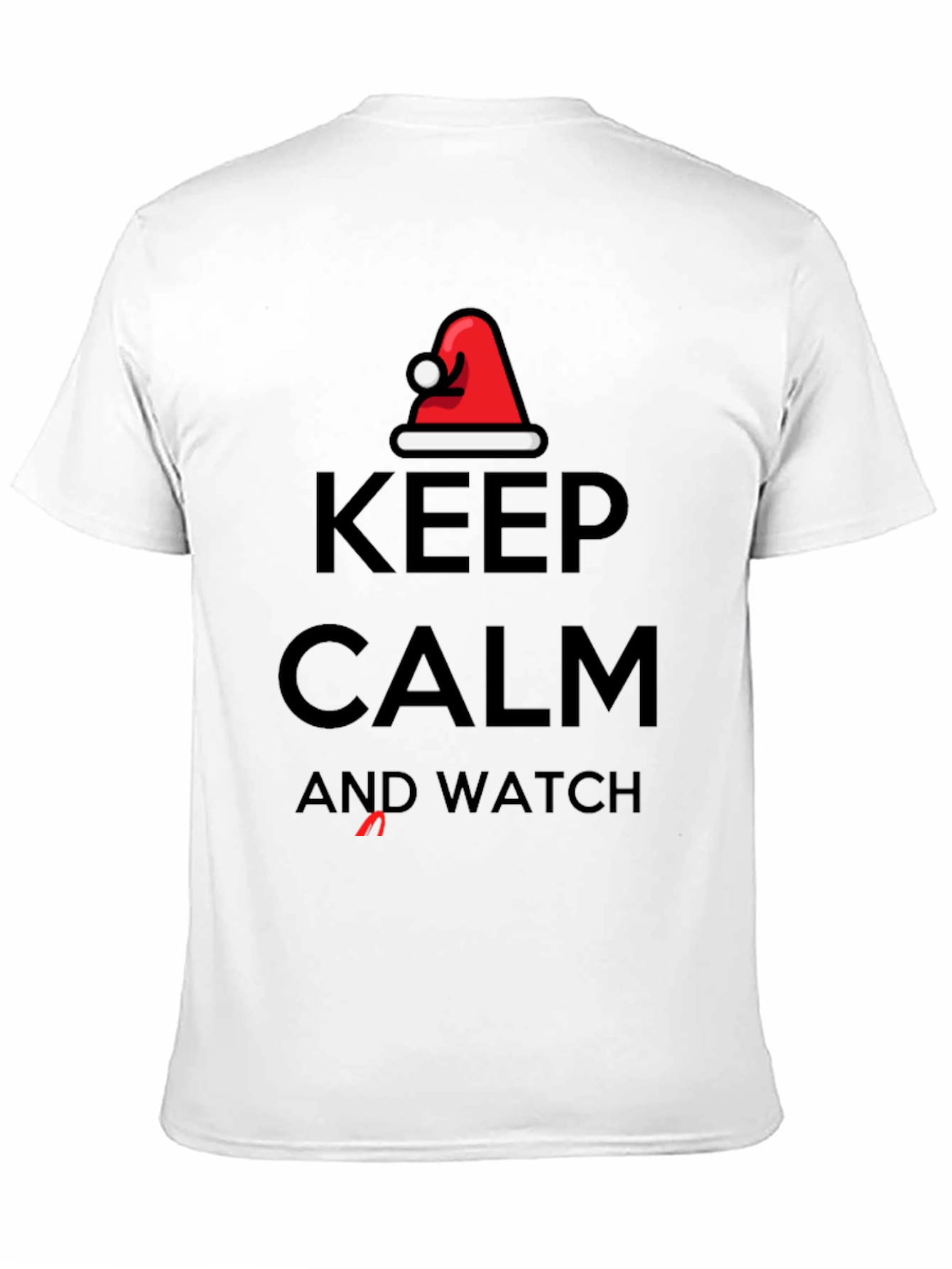 Black Keep Calm and Watch T-Shirt view 11