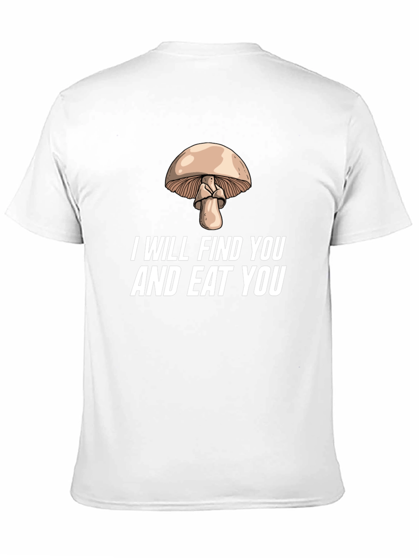 Black Mushroom Graphic Tee: I Will Find You and Eat You view 11