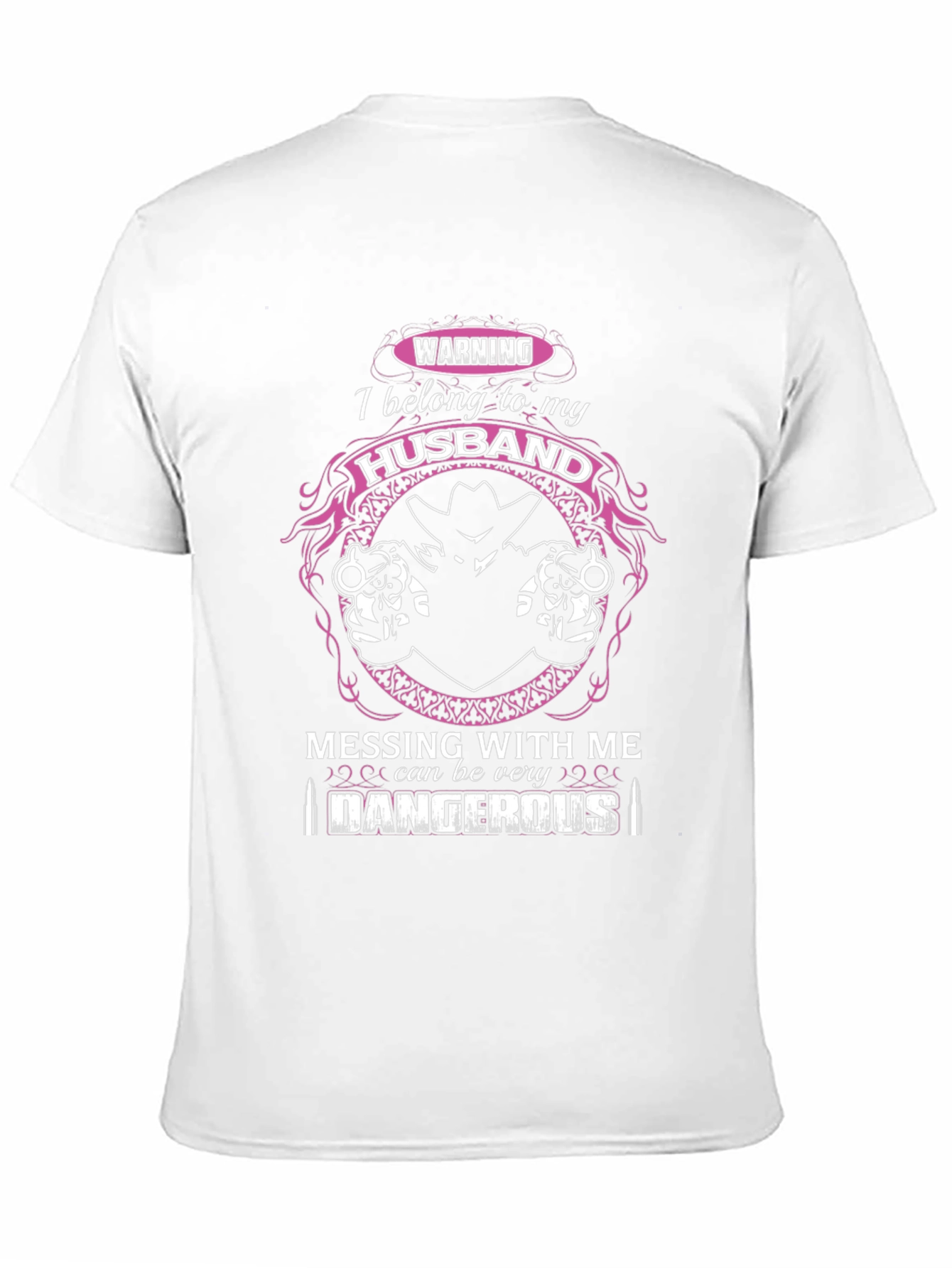 Black Warning: I Belong To My Husband T-Shirt view 11