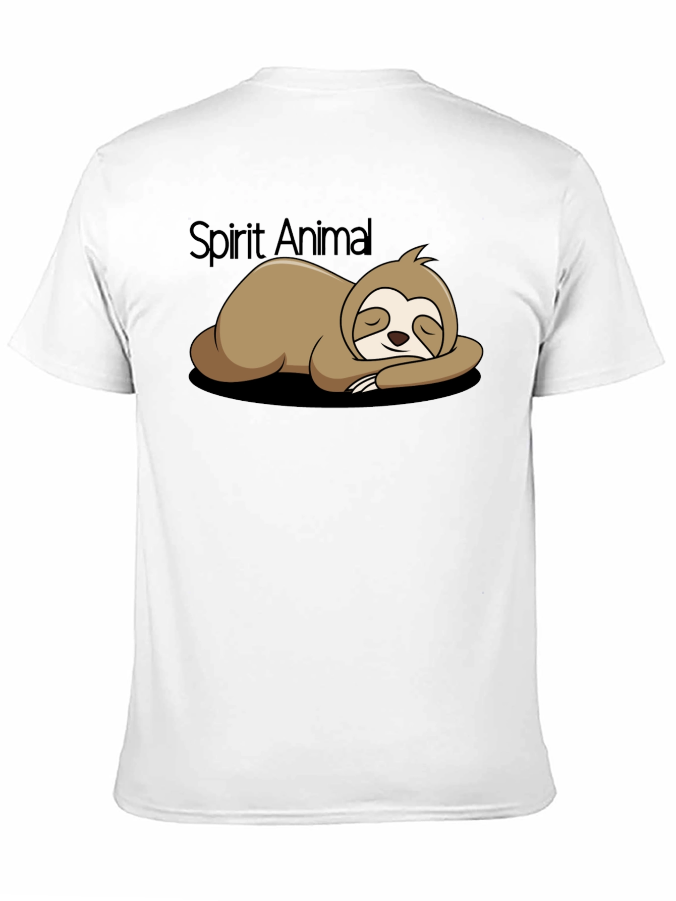 Black Lazy Sloth Spirit Animal T-Shirt - Funny & Comfortable! view 11