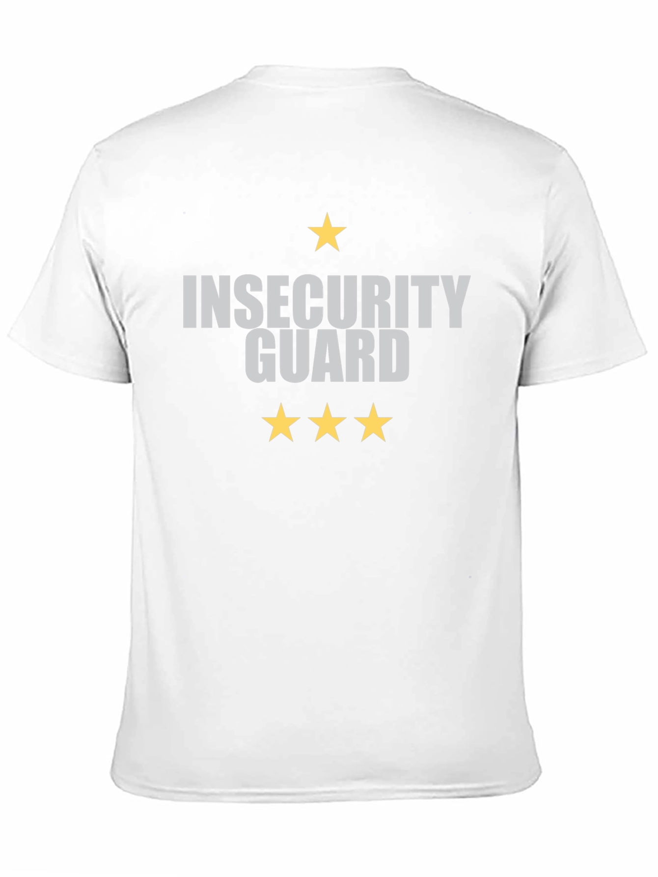 Black Insecurity Guard Graphic T-Shirt view 11