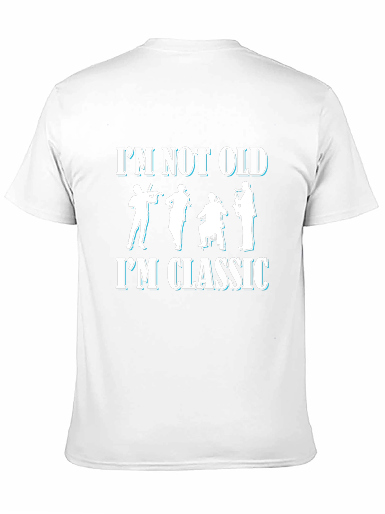 Black I'm Not Old, I'm Classic Music T-Shirt view 11
