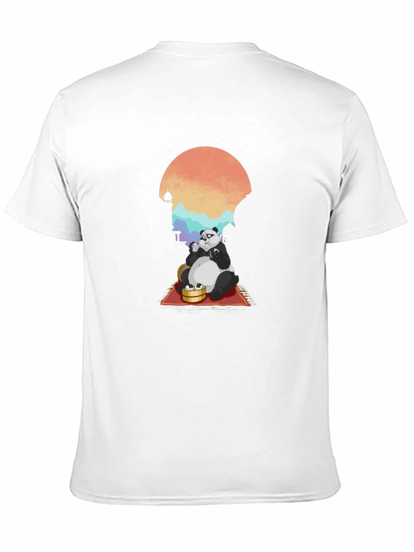 Black Panda Dumpling T-Shirt view 11