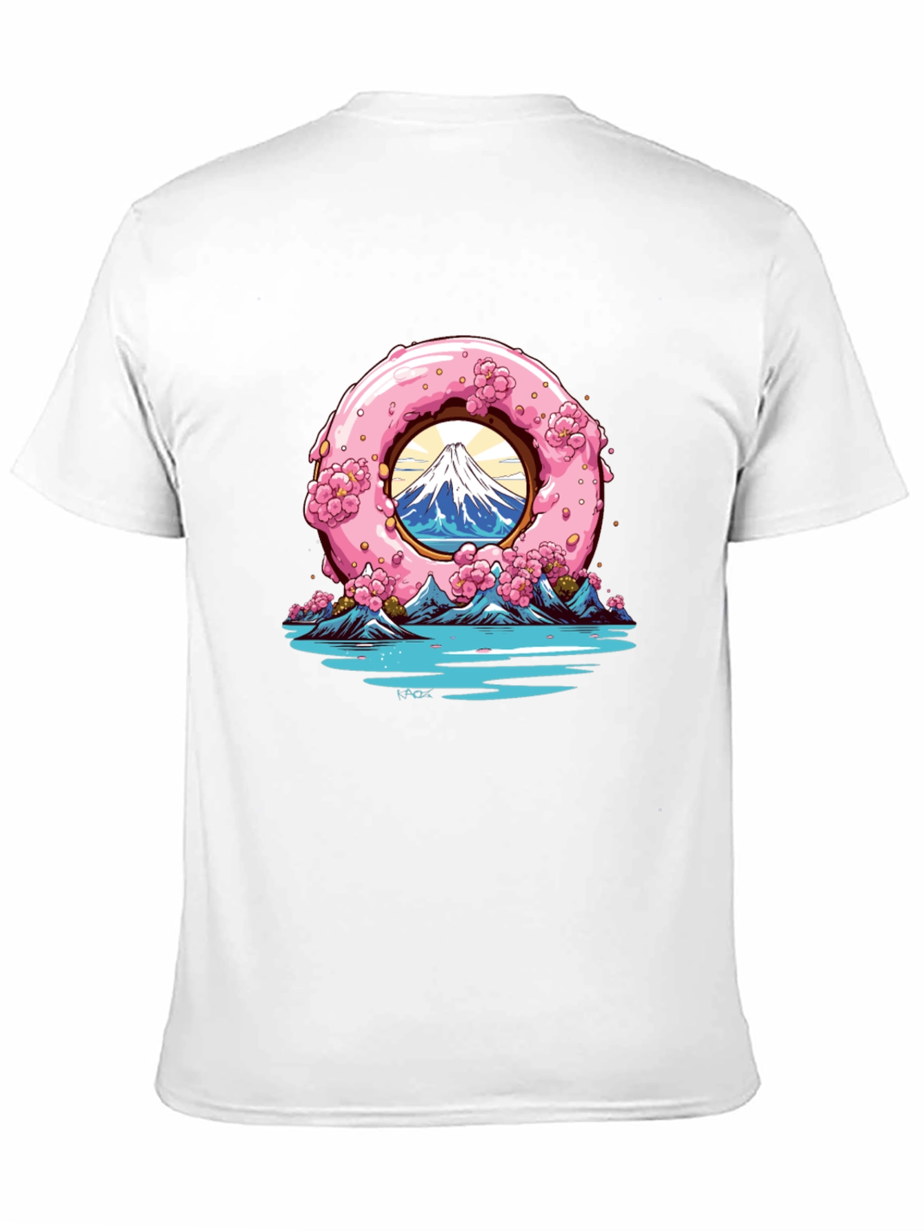 Black Donut Mountain Graphic Tee view 11