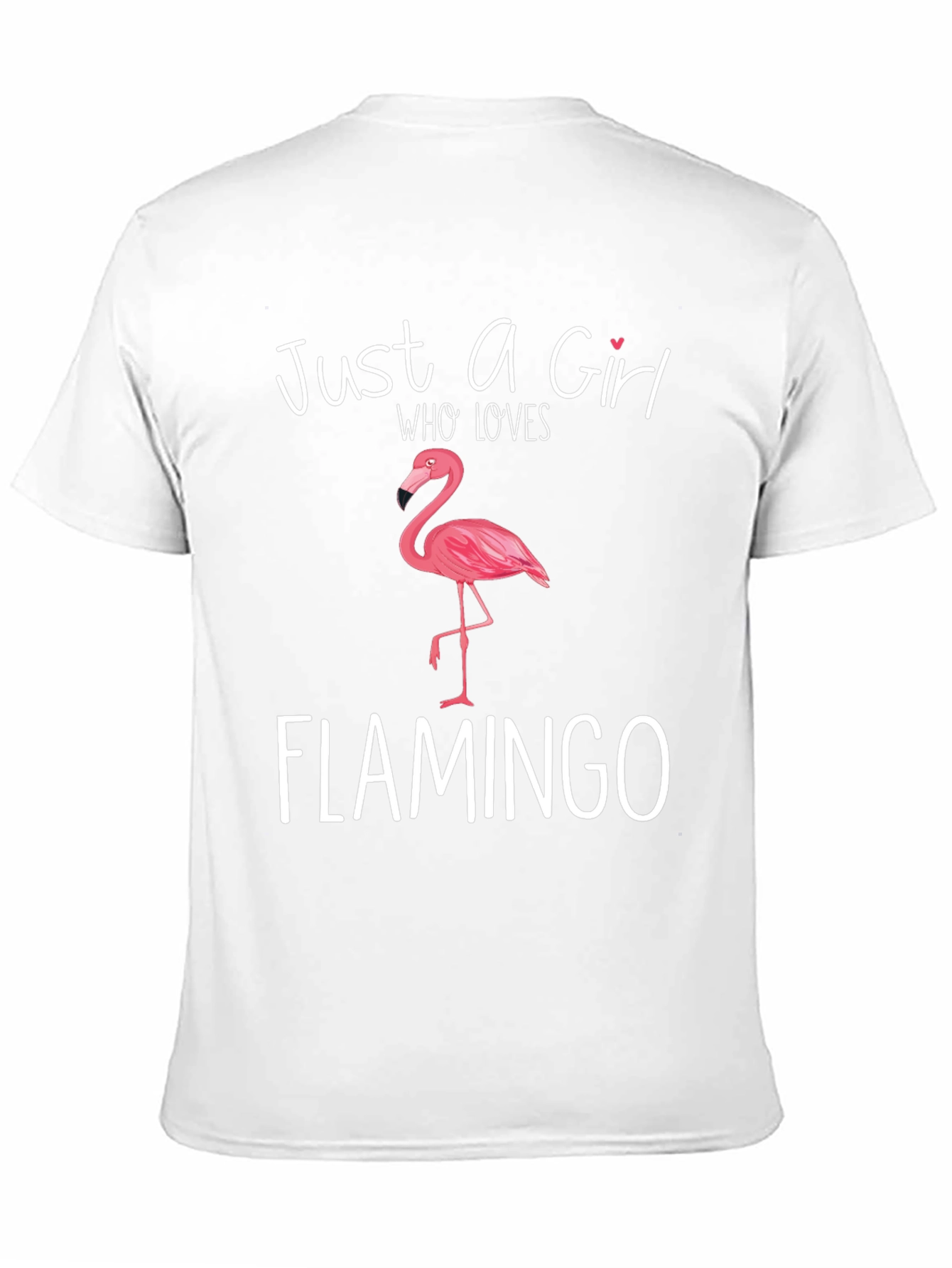 Black Flamingo Girl T-Shirt - Cute Animal Lover Tee view 11