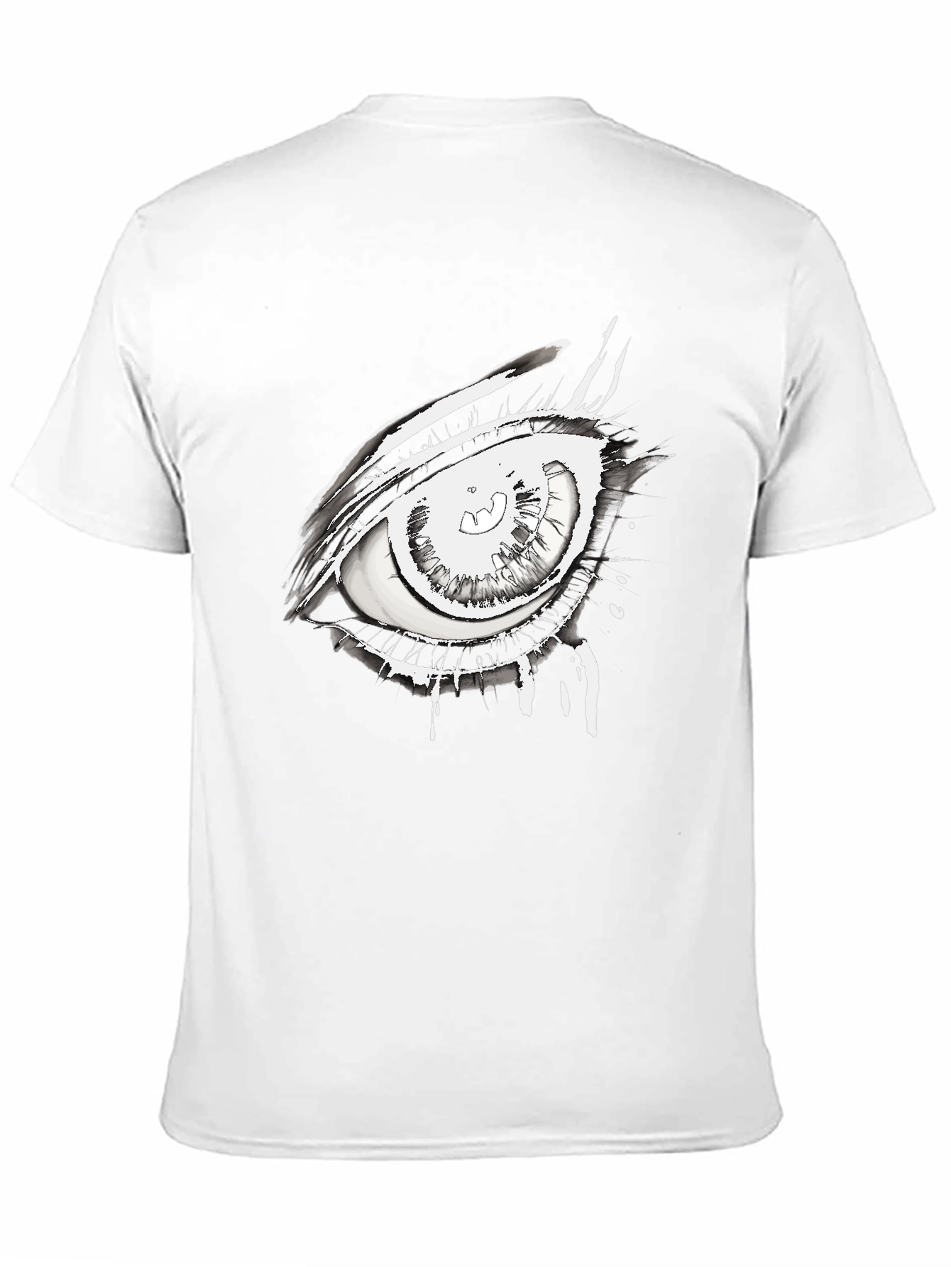 Black Eye Graphic Black Tee - Unique Streetwear Style view 11