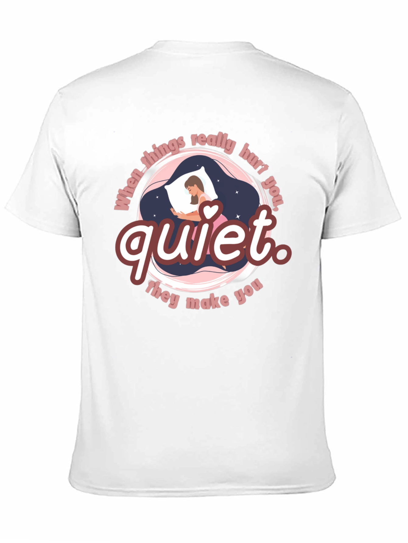 Black Quiet T-Shirt - When Things Really Hurt You view 11
