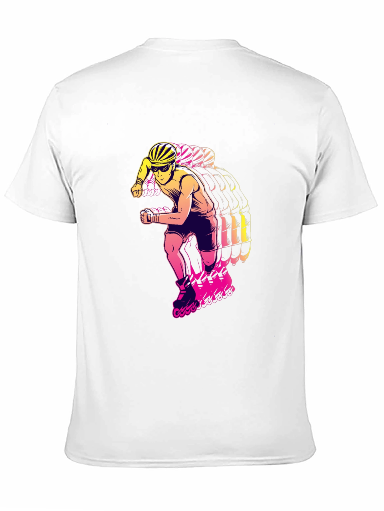 Black Roller Skate T-Shirt - Retro Style view 11