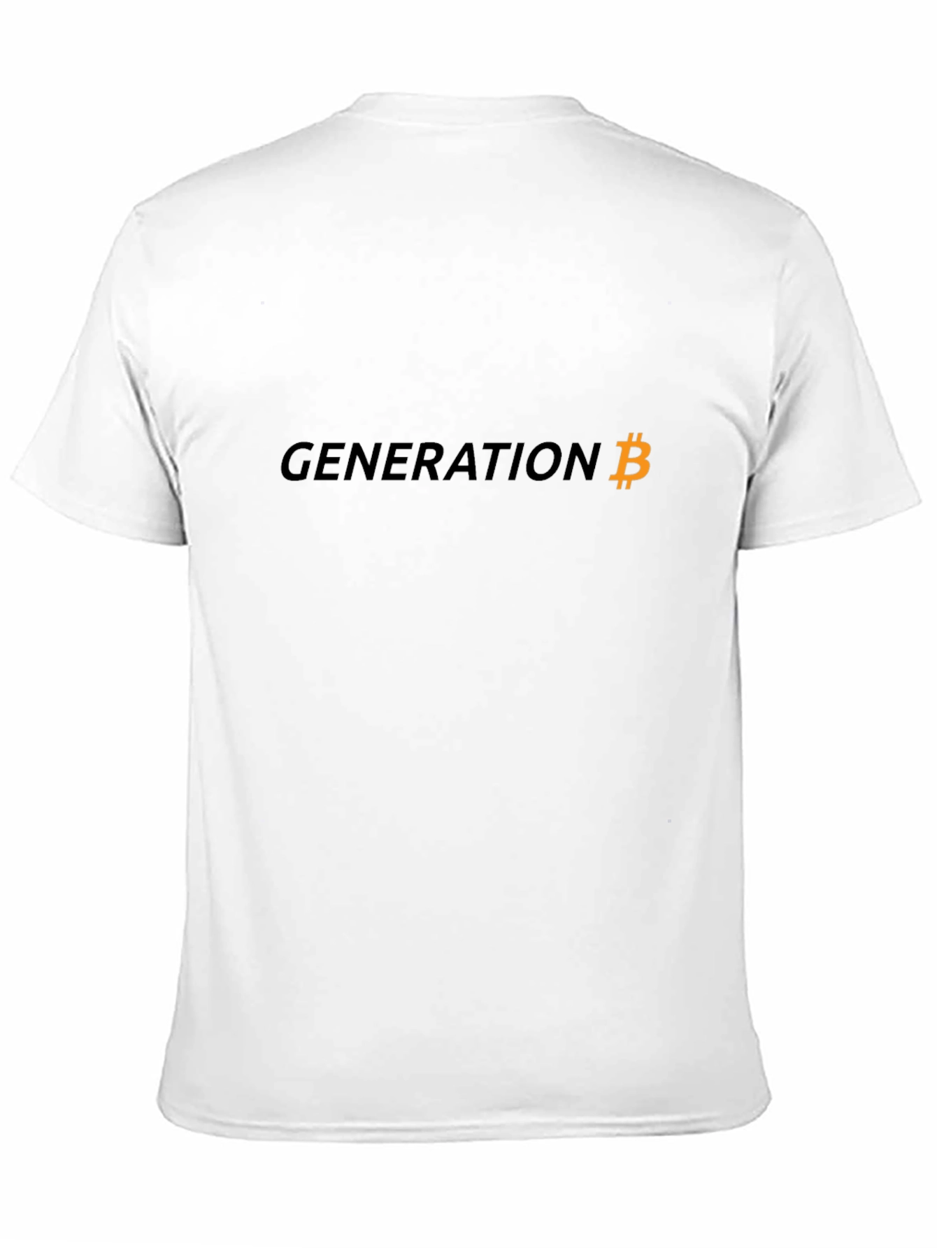 Black Generation Bitcoin Black Graphic Tee view 11