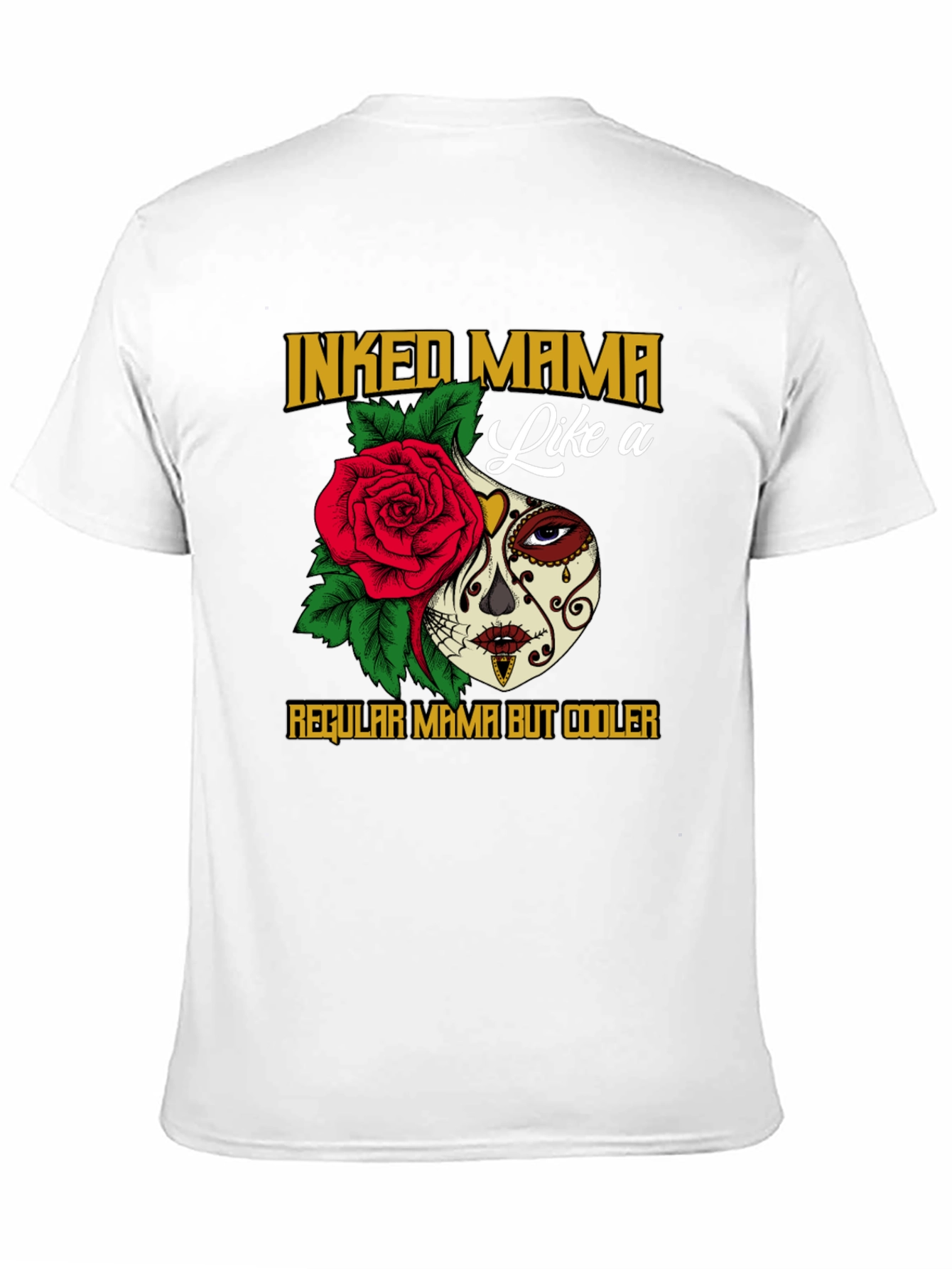 Inked Mama Sugar Skull Graphic T-Shirt - 11
