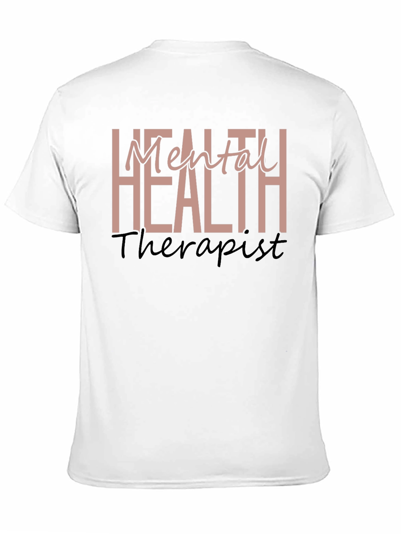 Black Mental Health Therapist Graphic Tee view 11