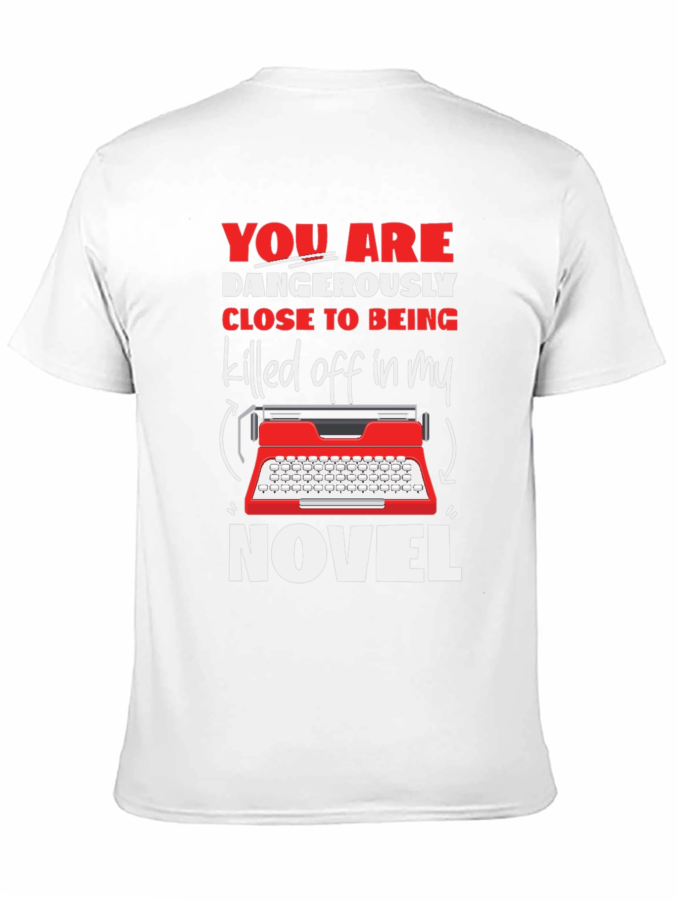 Black Dangerously Close Novel T-Shirt view 11