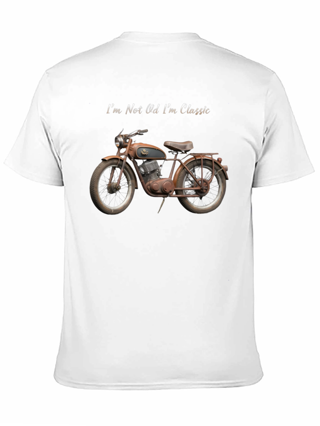 Black Vintage Motorcycle Graphic T-Shirt - Classic Style view 11