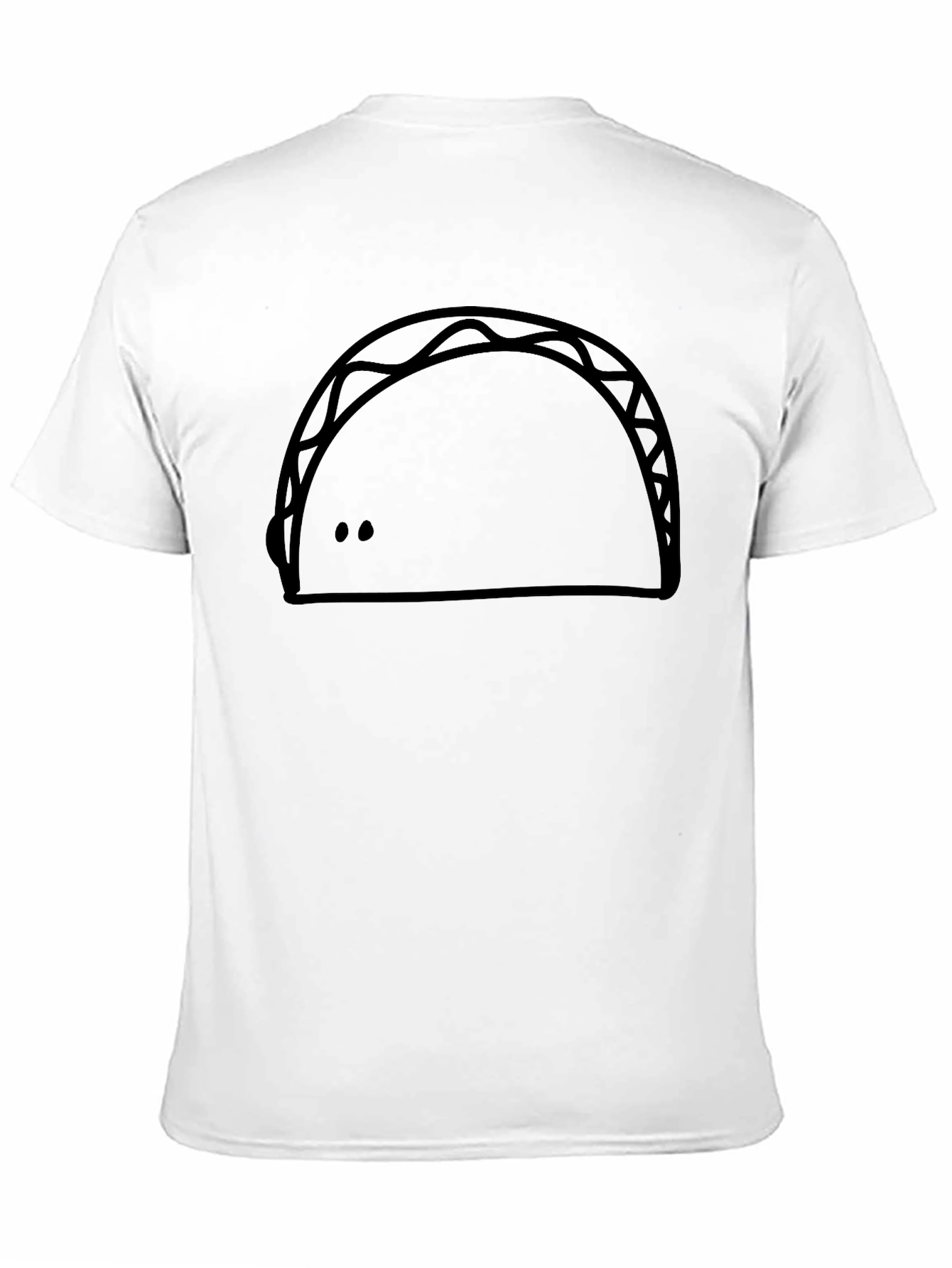 Black Funny Taco Graphic T-Shirt - Casual Style view 11