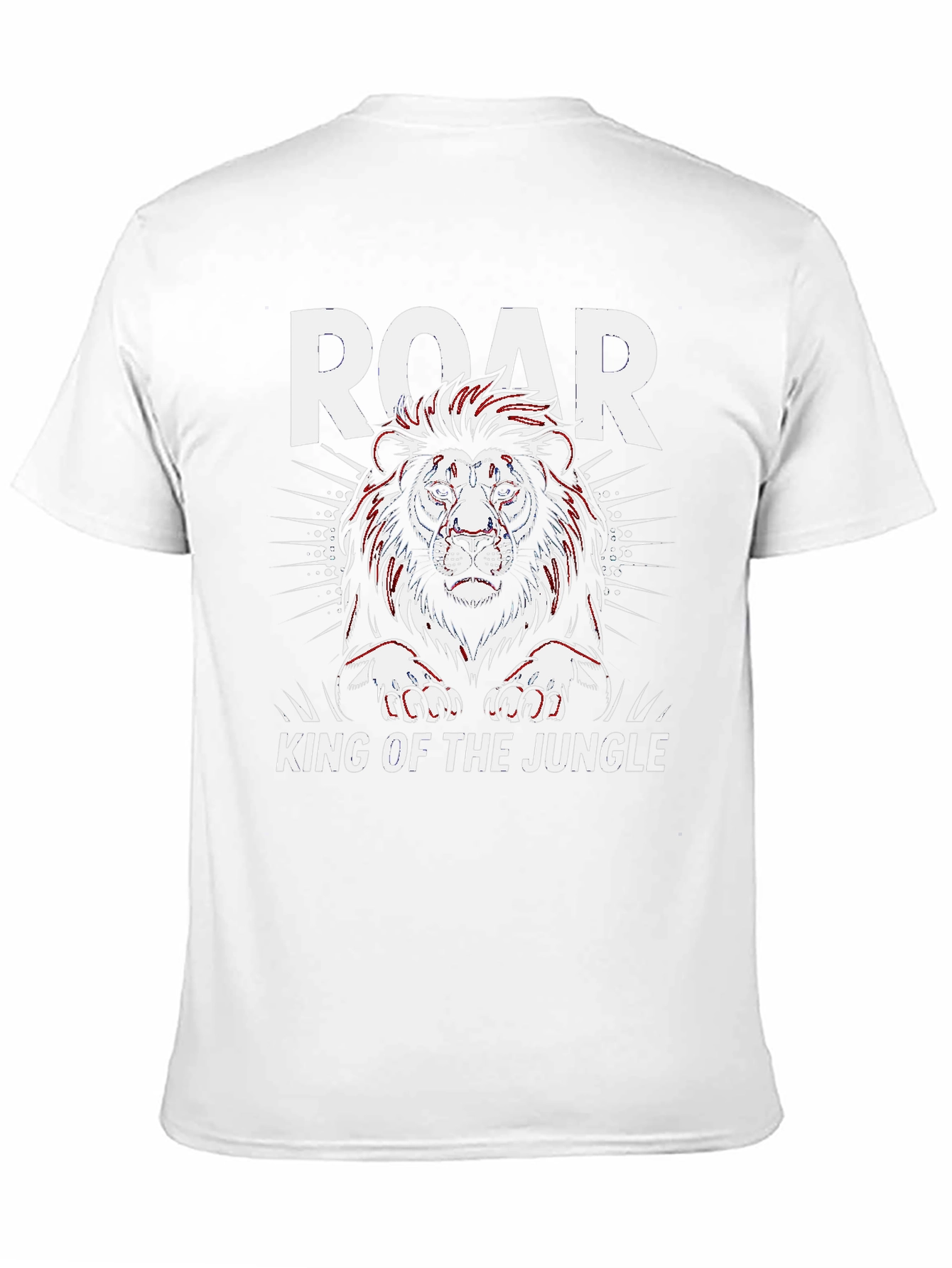 Black Roar Lion King T-Shirt - Jungle Pride view 11