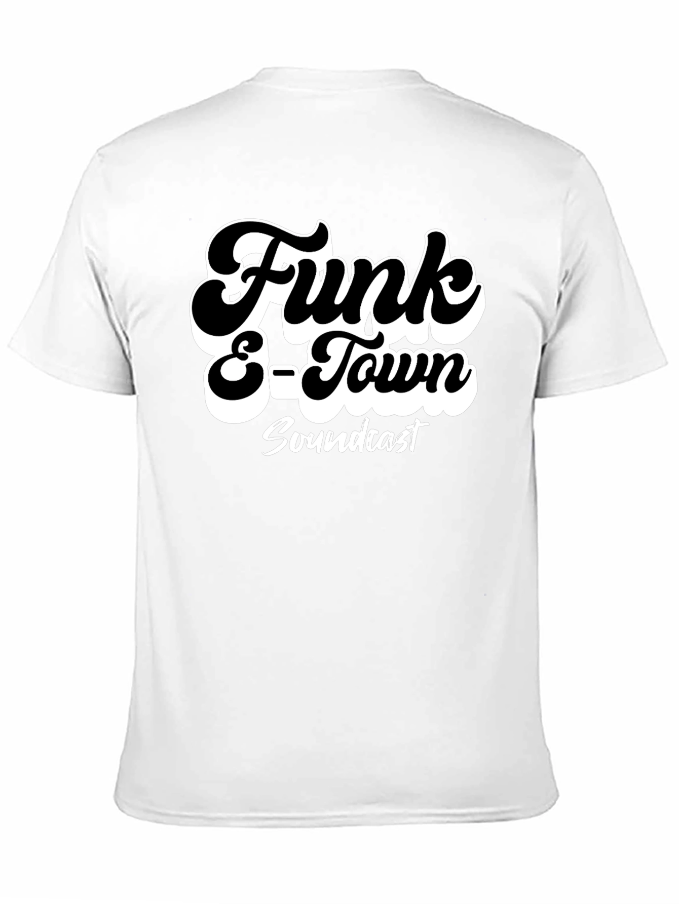 Black Funk E-Town Soundcast Black Graphic T-Shirt view 11
