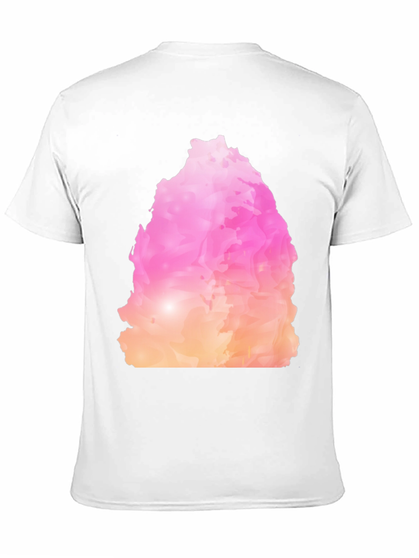 Black Abstract Colorful Graphic Print Crew Neck T-Shirt view 11