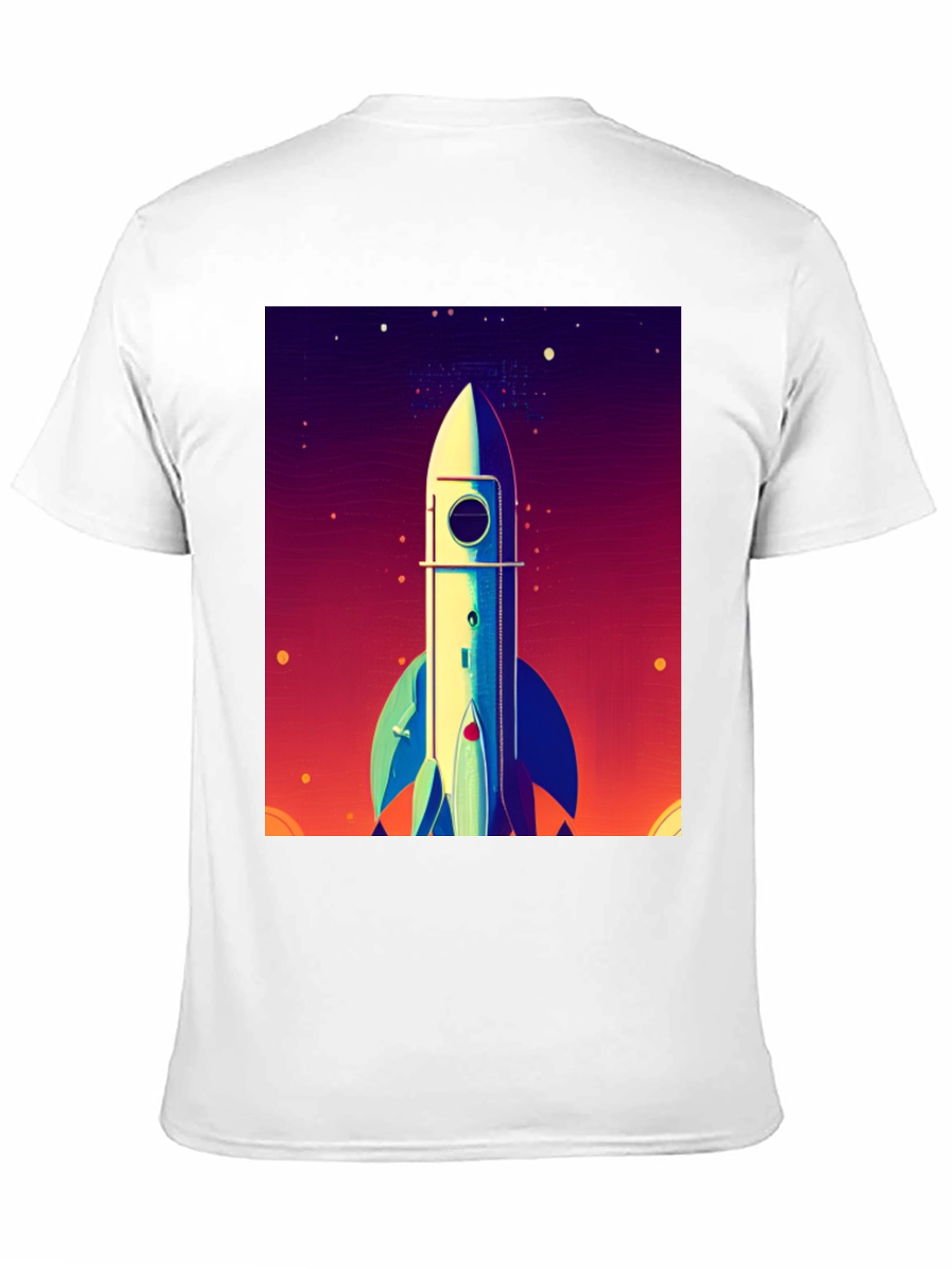 Black Rocket Launch Graphic Tee - Space Adventure Shirt view 11