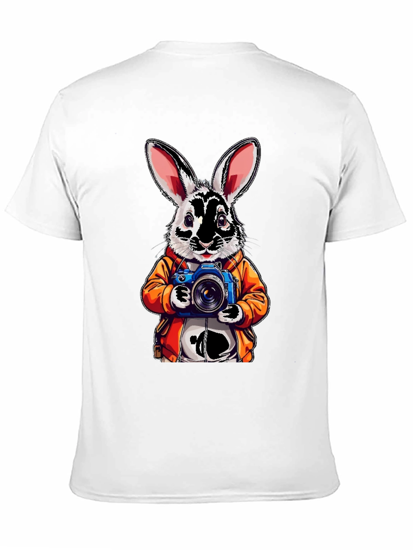 Black Rabbit Photographer Graphic Tee view 11