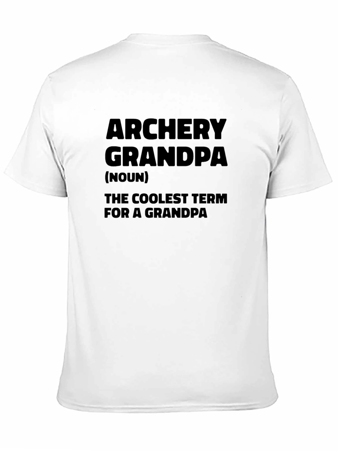 Black Archery Grandpa T-Shirt - Coolest Grandpa Term Tee view 11
