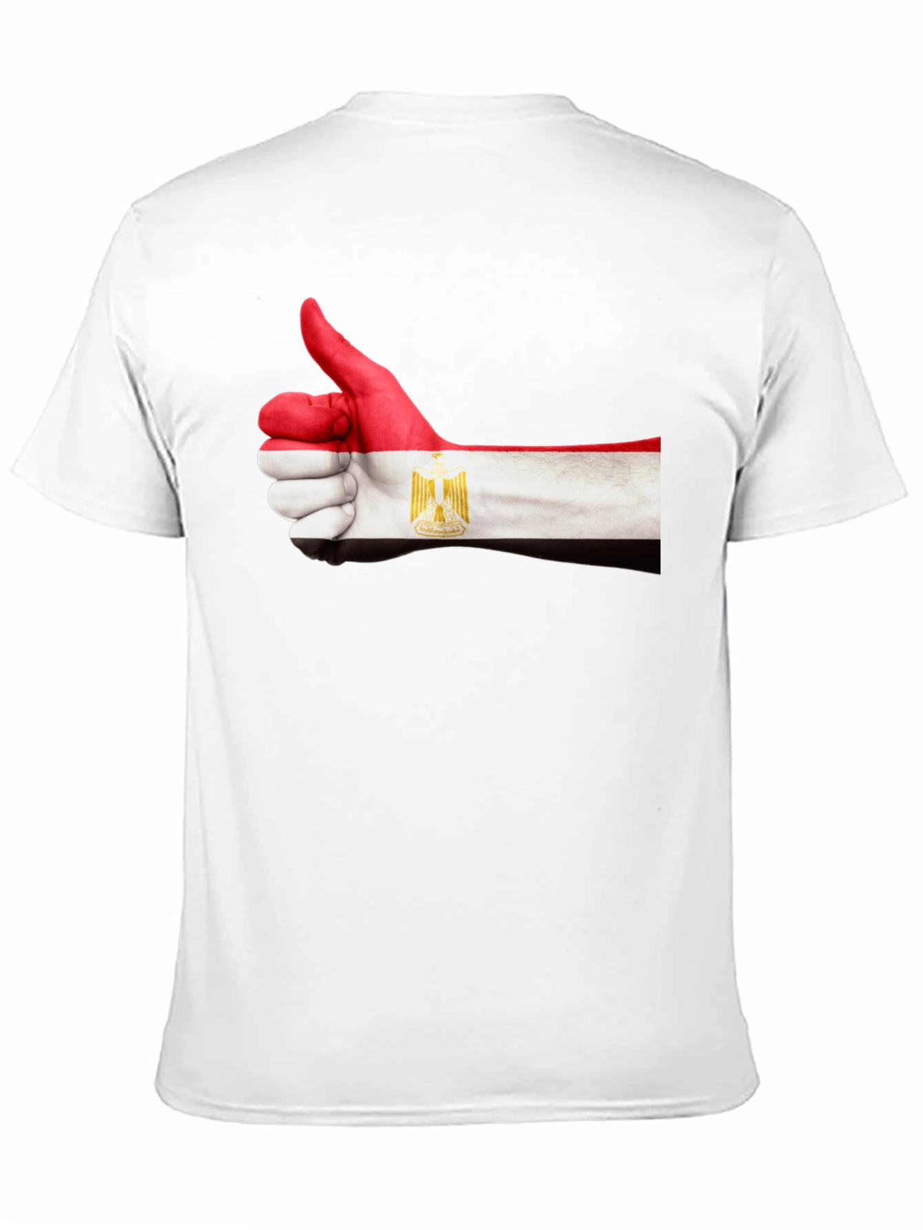 Black Egypt Flag Hand Thumbs Up T-Shirt view 11