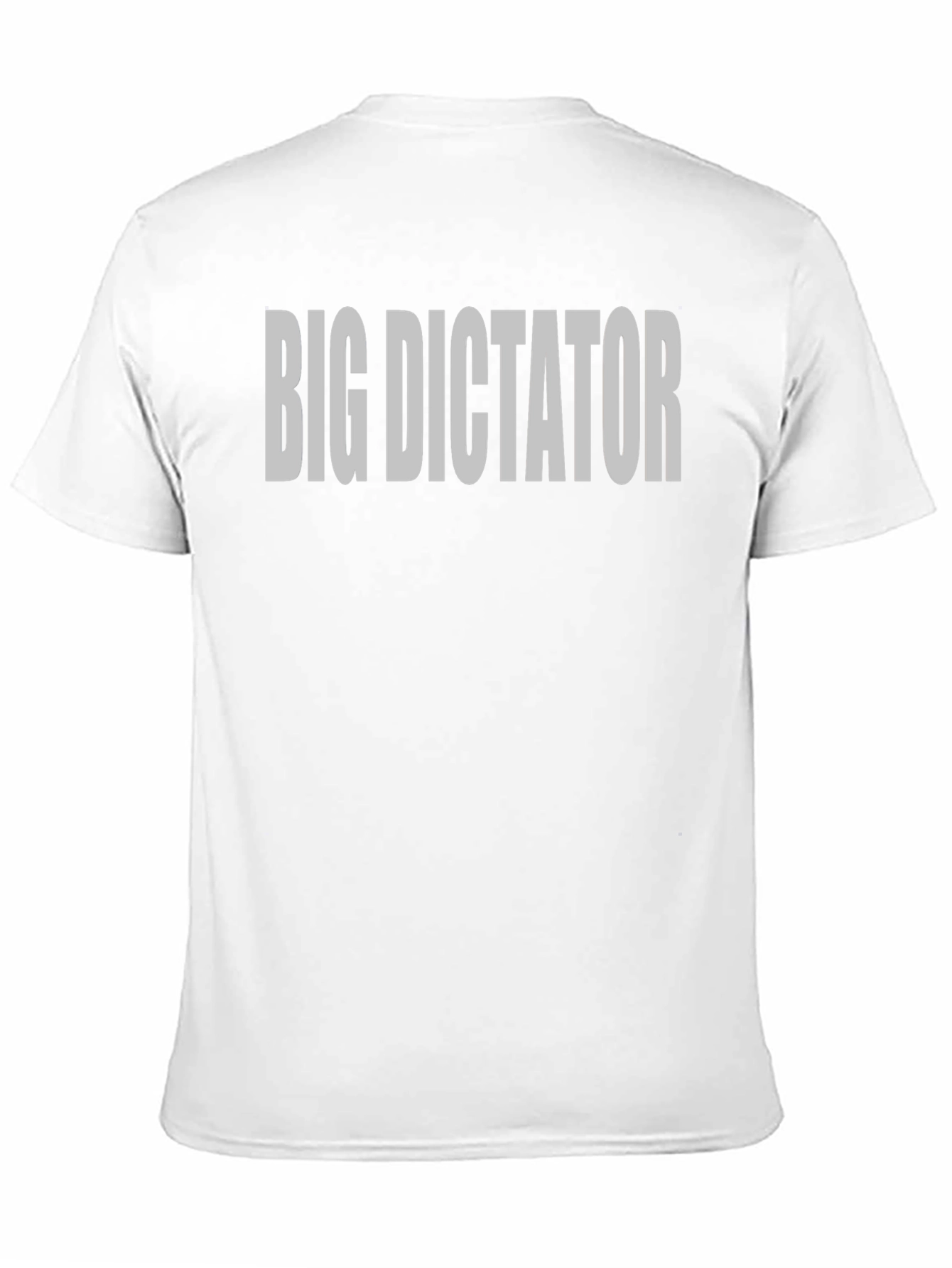 Black Big Dictator T-Shirt - Bold Statement Tee view 11
