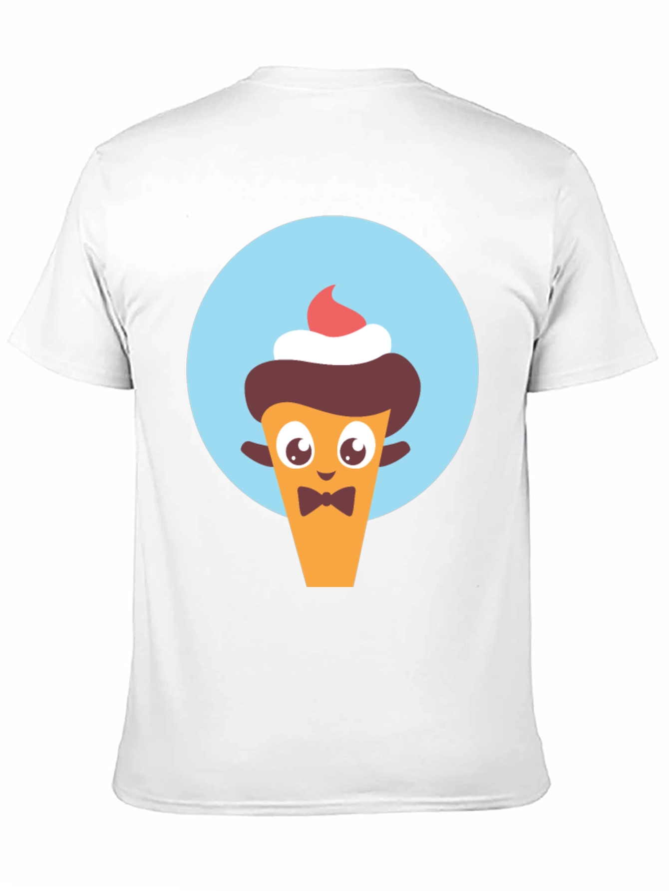 Black Cute Cartoon Dessert Character Graphic Tee view 11