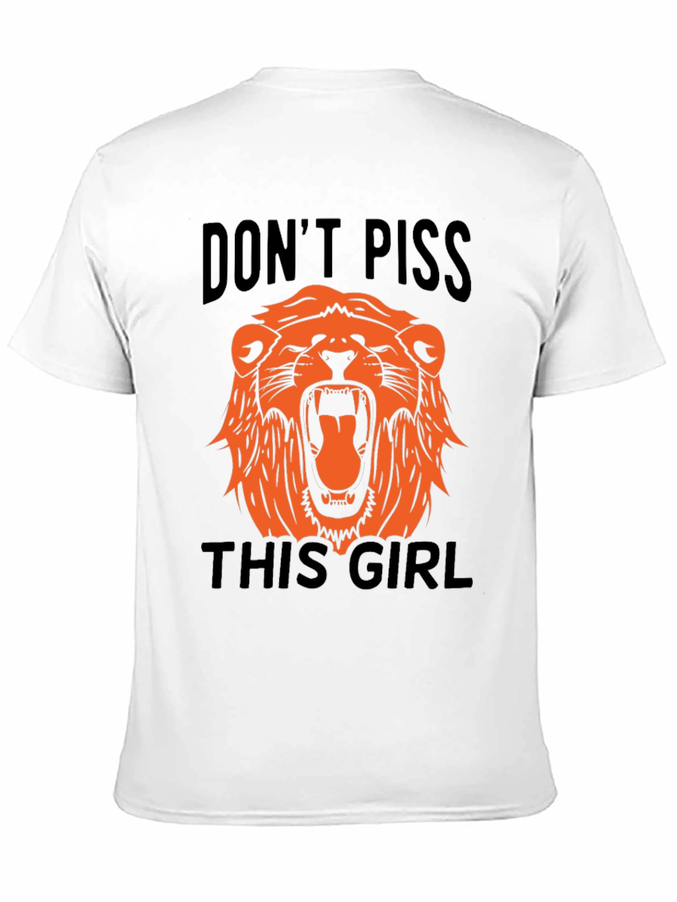 Black Don't Piss This Girl Black Graphic Tee view 11