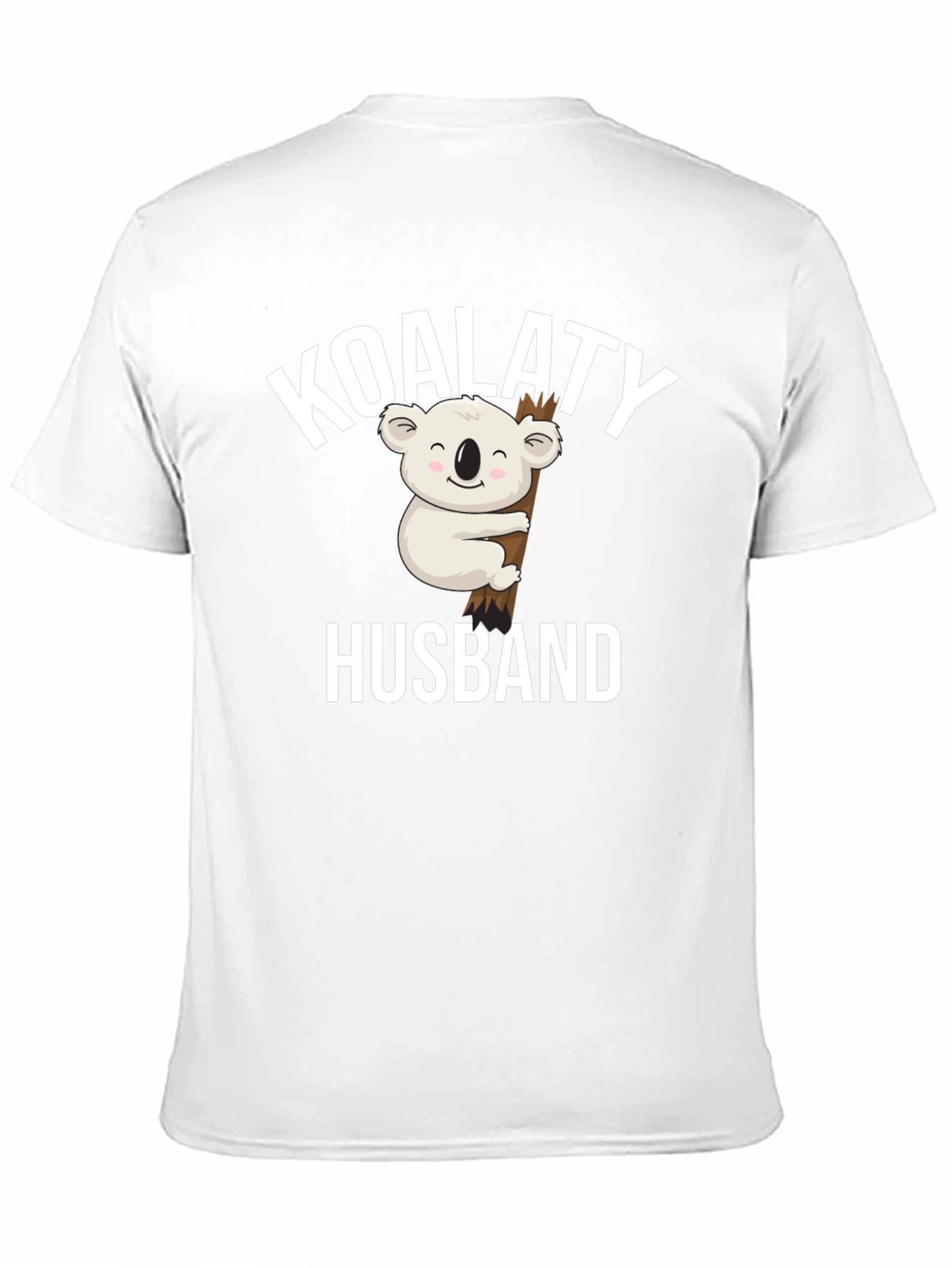 Black Koalaty Husband Graphic T-Shirt Funny Koala Tee view 11