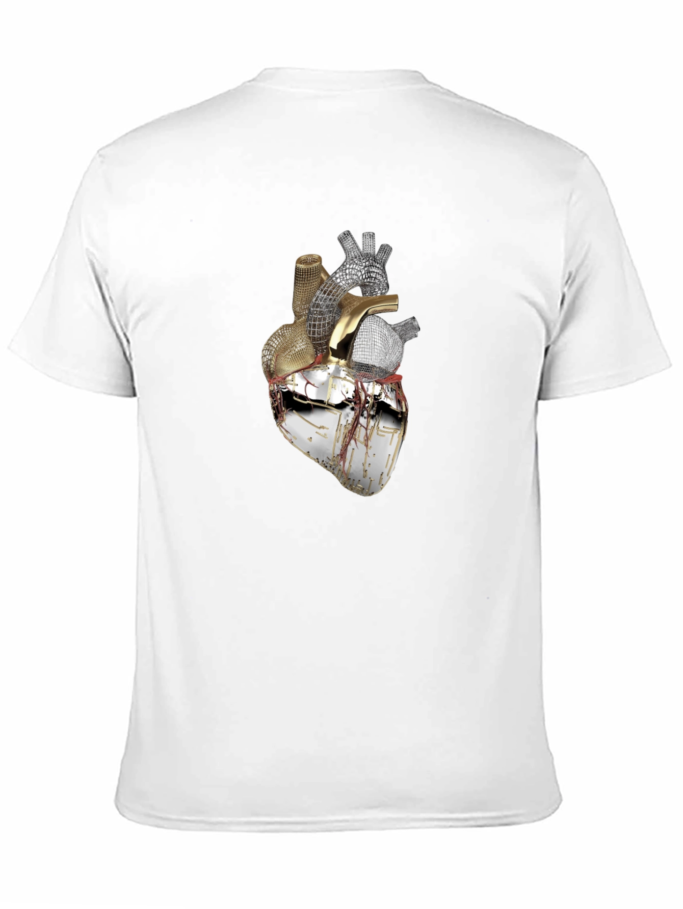 Black Anatomical Heart Graphic Tee - Black view 11
