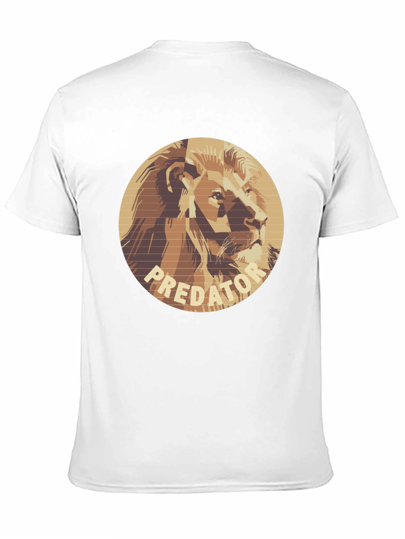 Black Predator Lion Graphic Tee - Unique Design T-Shirt view 11