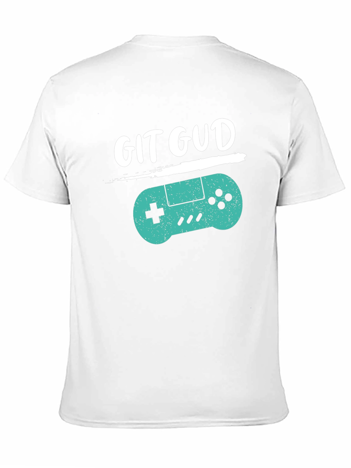 Black Git Gud Gamer T-Shirt - Black Cotton Blend Tee view 11