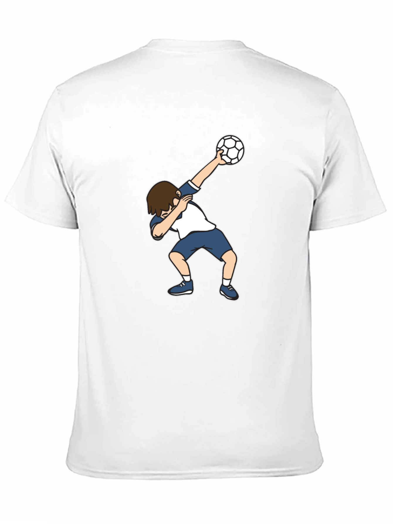 Black Soccer Dab T-Shirt - Fun Graphic Tee view 11