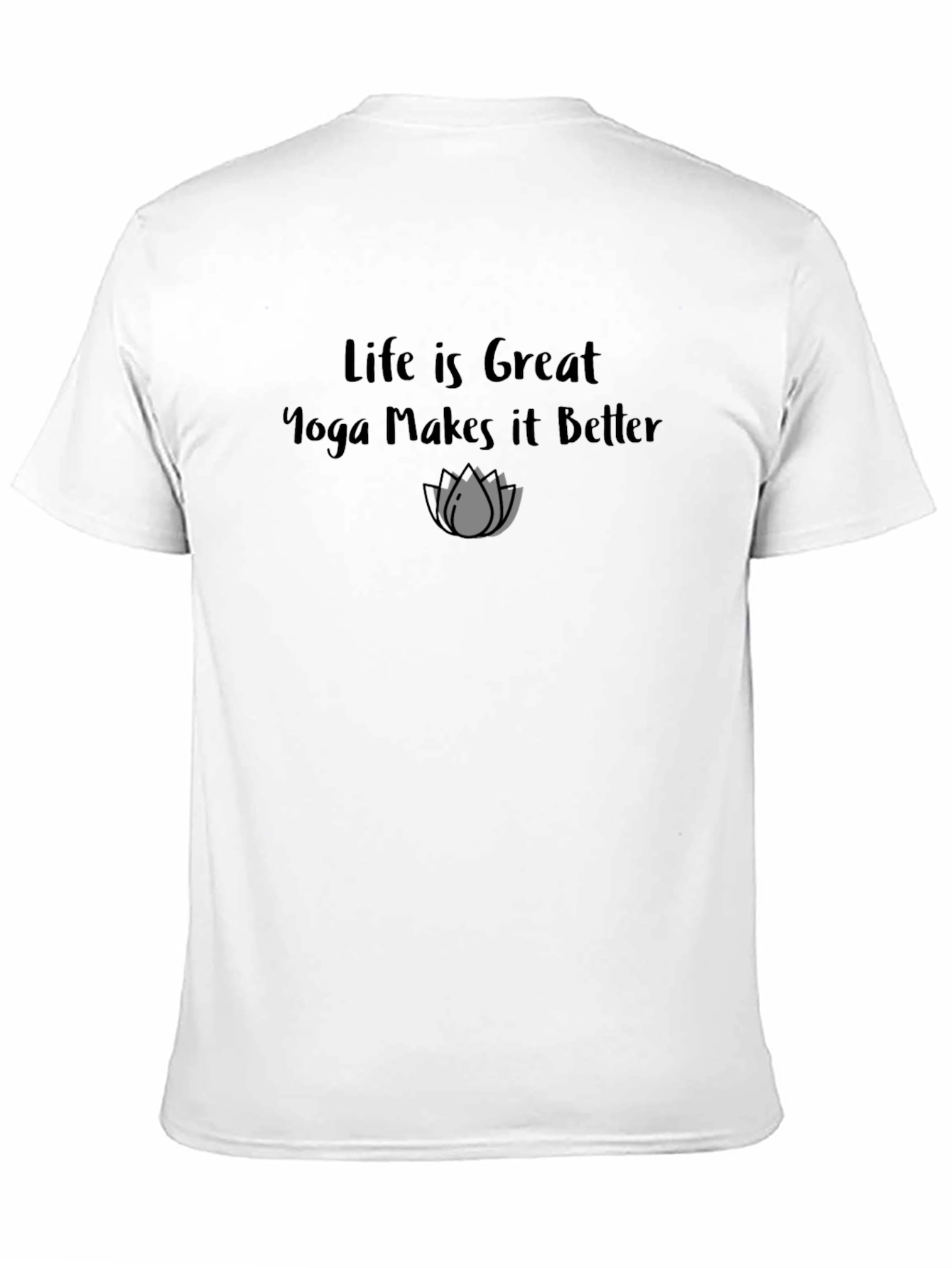 Black Life is Great Yoga T-Shirt view 11
