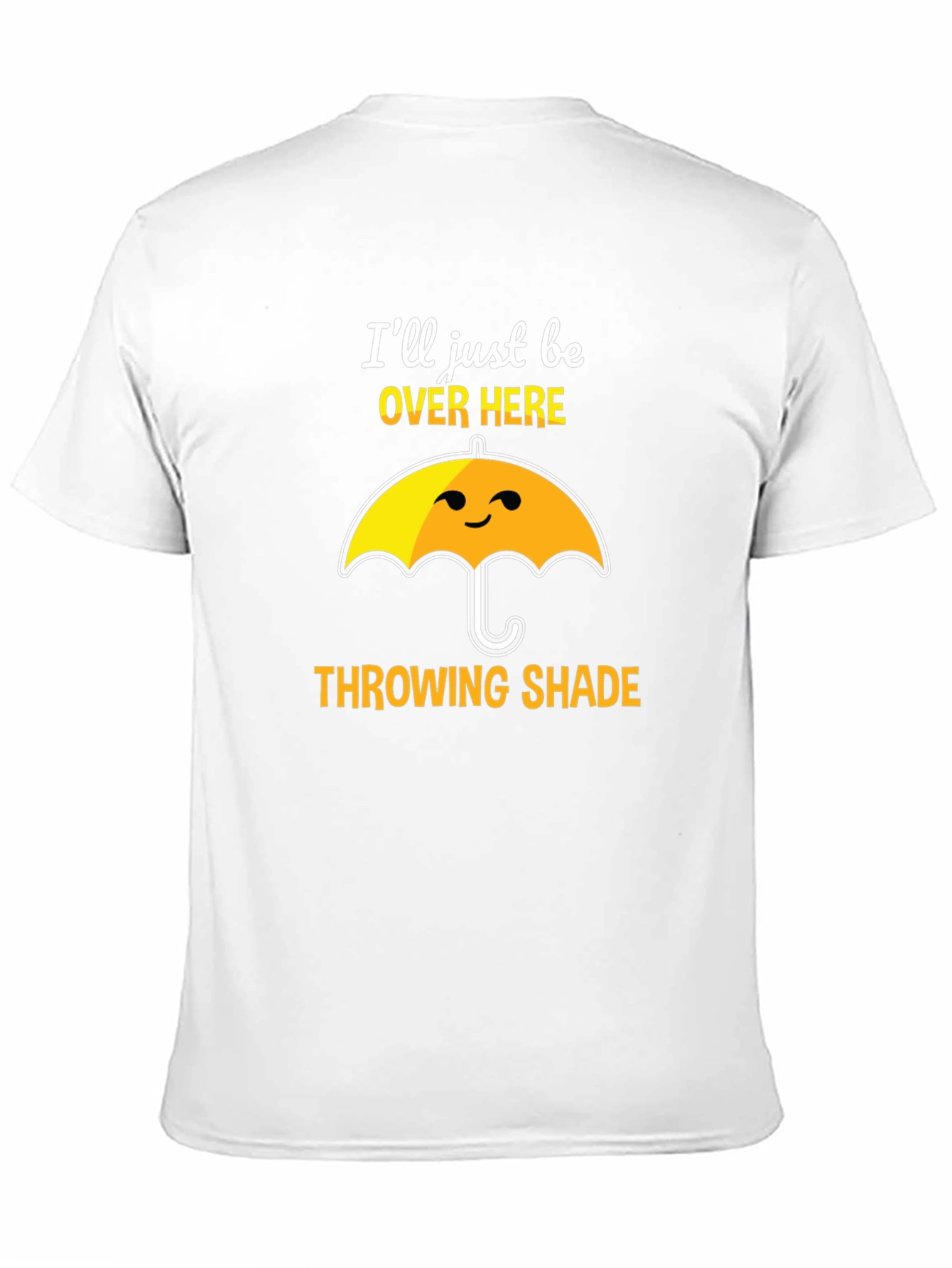 Black Throwing Shade Umbrella Graphic Tee - Comfy & Stylish view 11