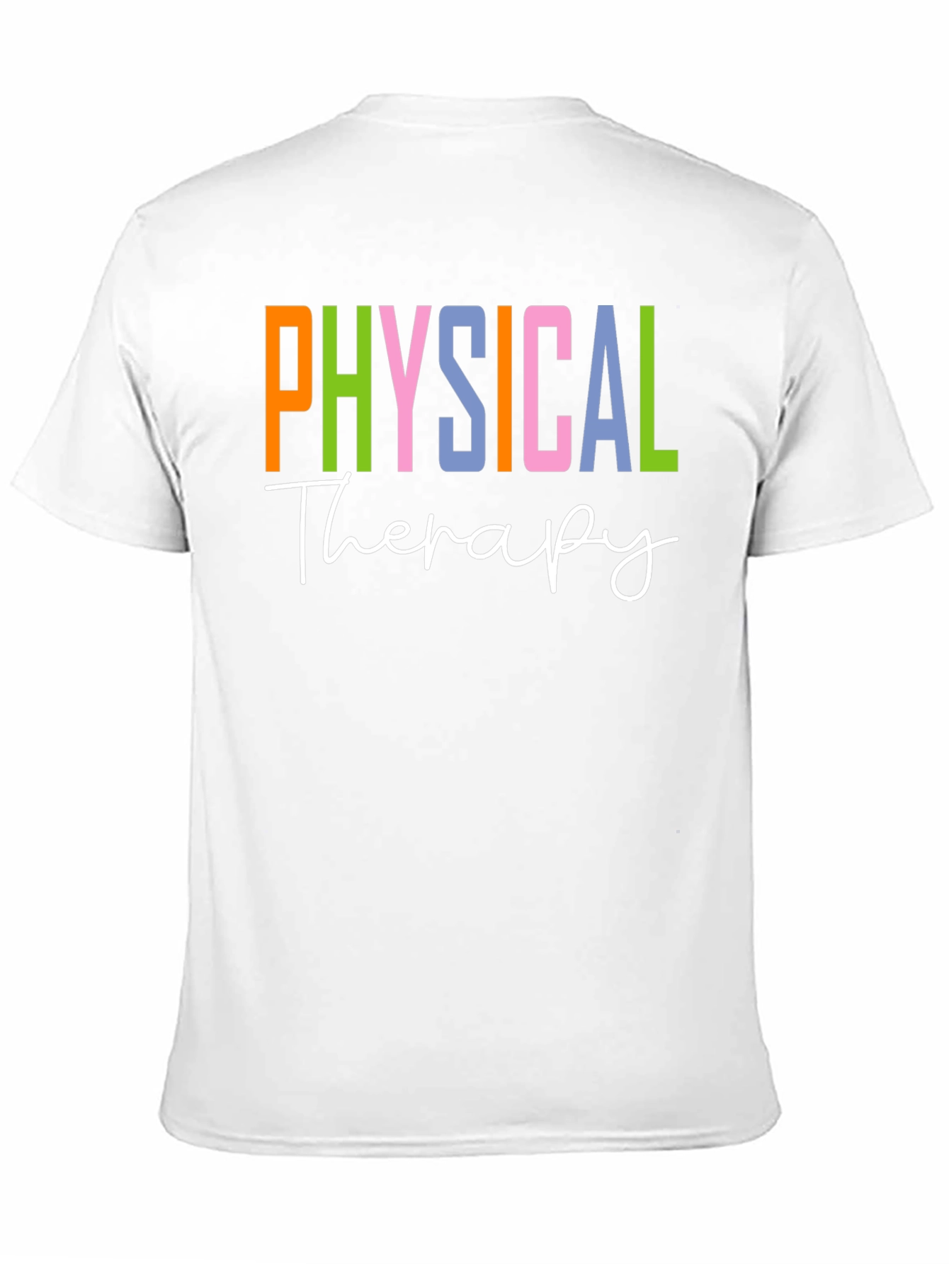 Black Physical Therapy T-Shirt Therapist Colorful Tee view 11