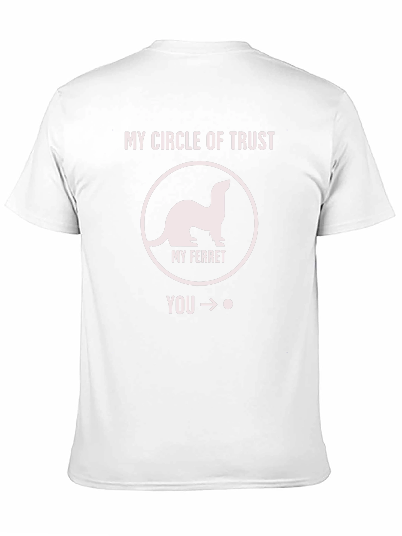 Black My Ferret Circle of Trust Graphic T-Shirt view 11